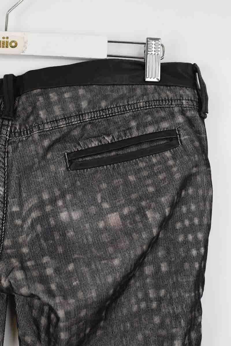 Slim cotton trousers ISABEL MARANT ÉTOILE - SECONDE MAIN Black