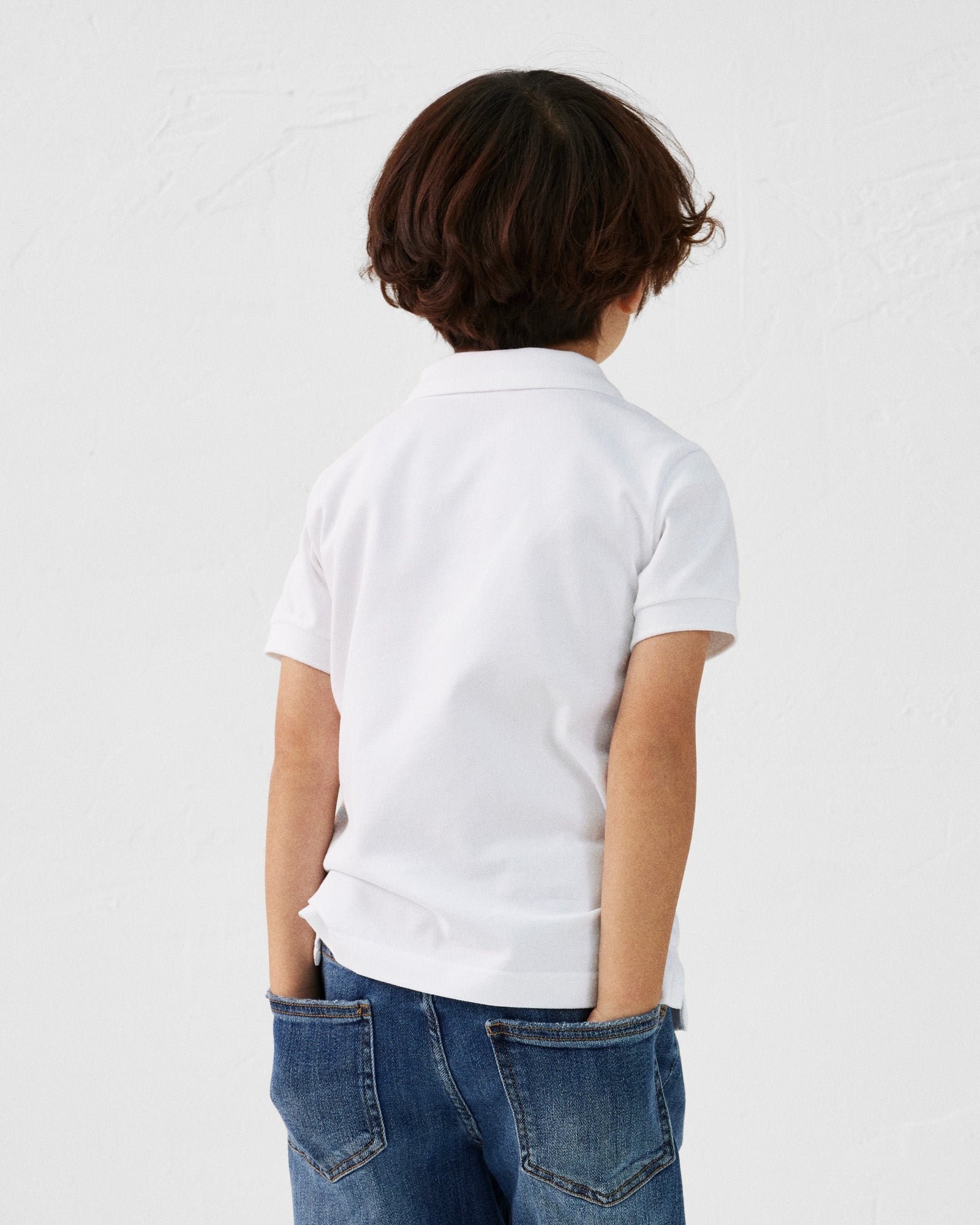 Cotton Polo Shirt JOTT White
