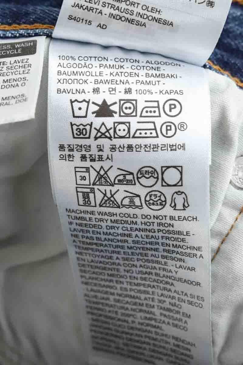 Cotton mini shorts LEVI'S - Seconde main Blue