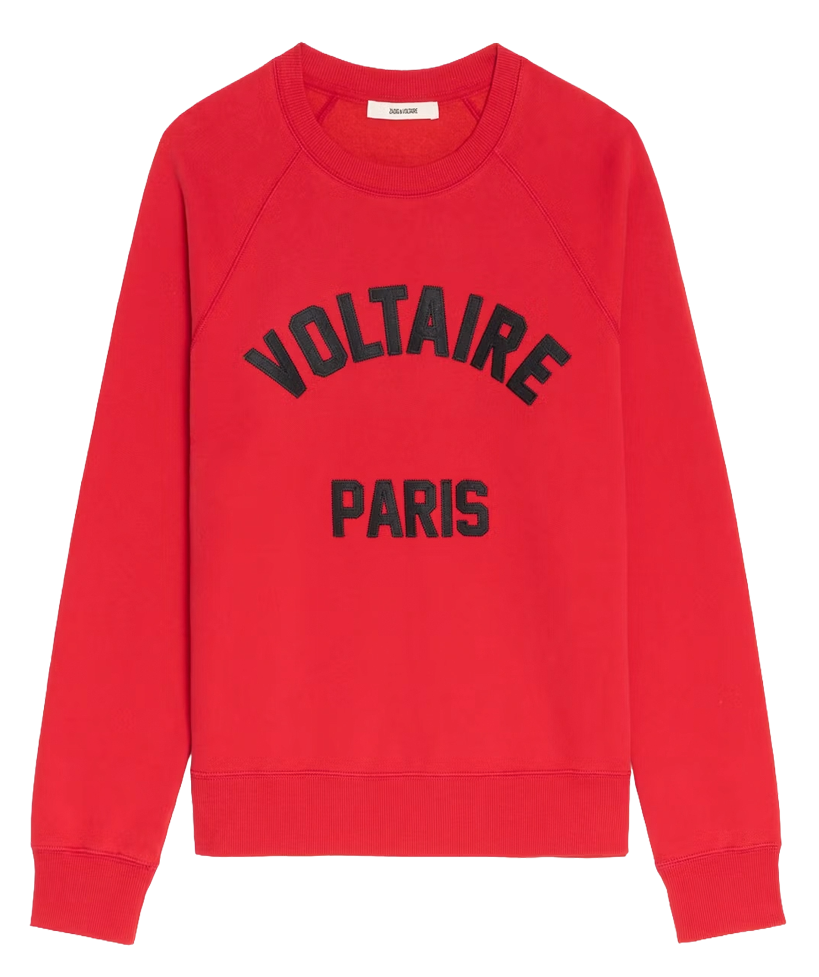 Felpa dritta in misto cotone ZADIG&VOLTAIRE Rosso
