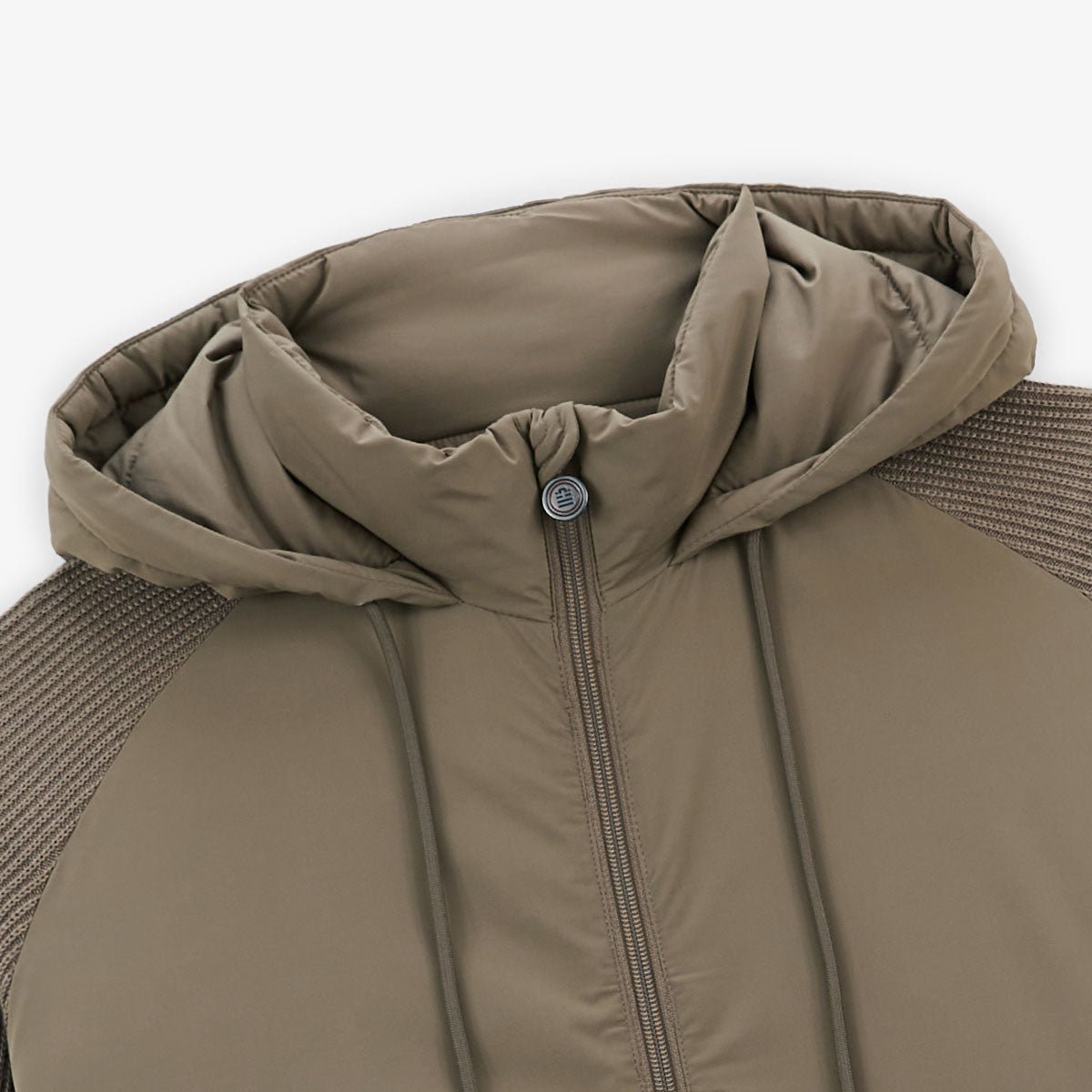 Down-quilted anorak SERGE BLANCO Brown