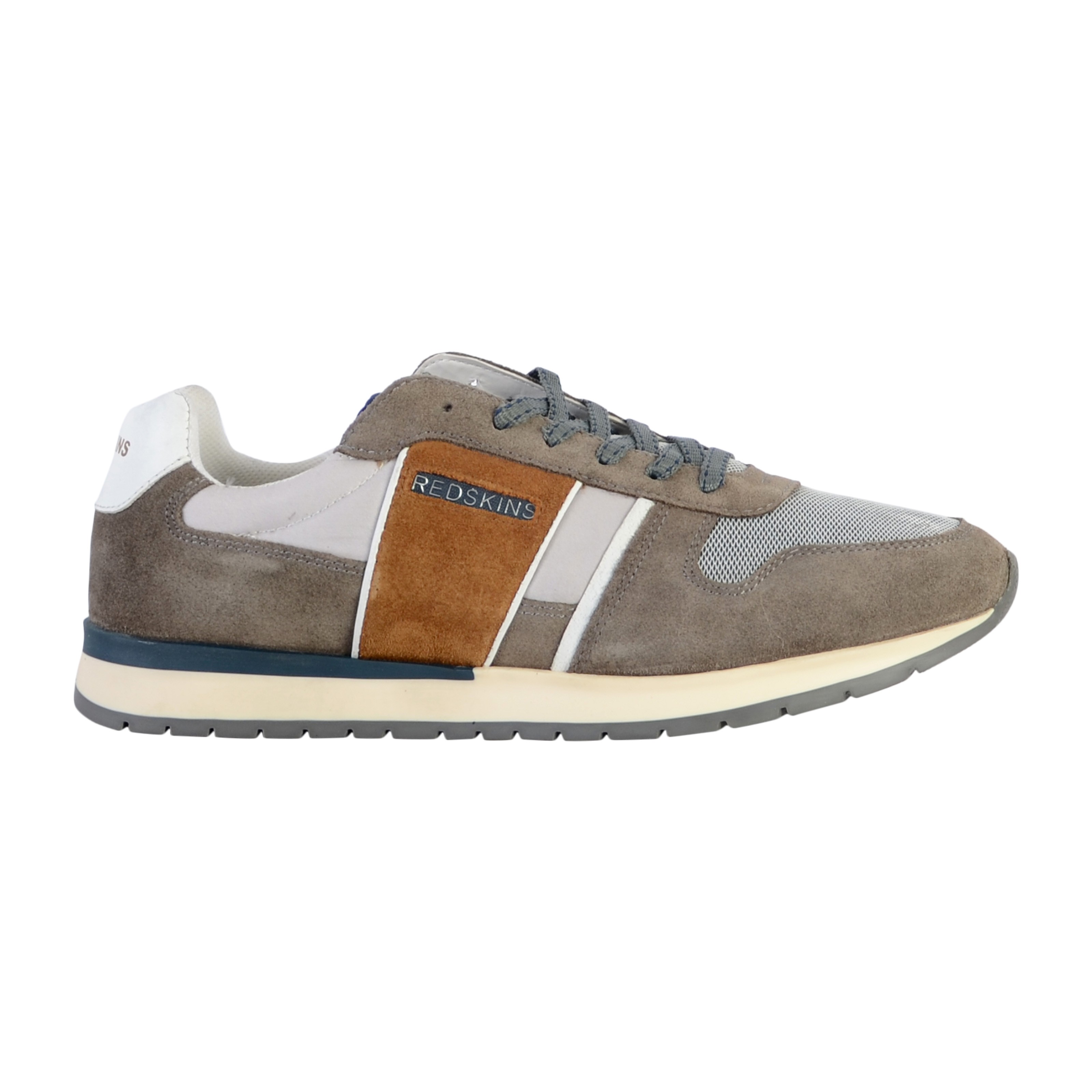 Basket cuir  affairan REDSKINS Gris