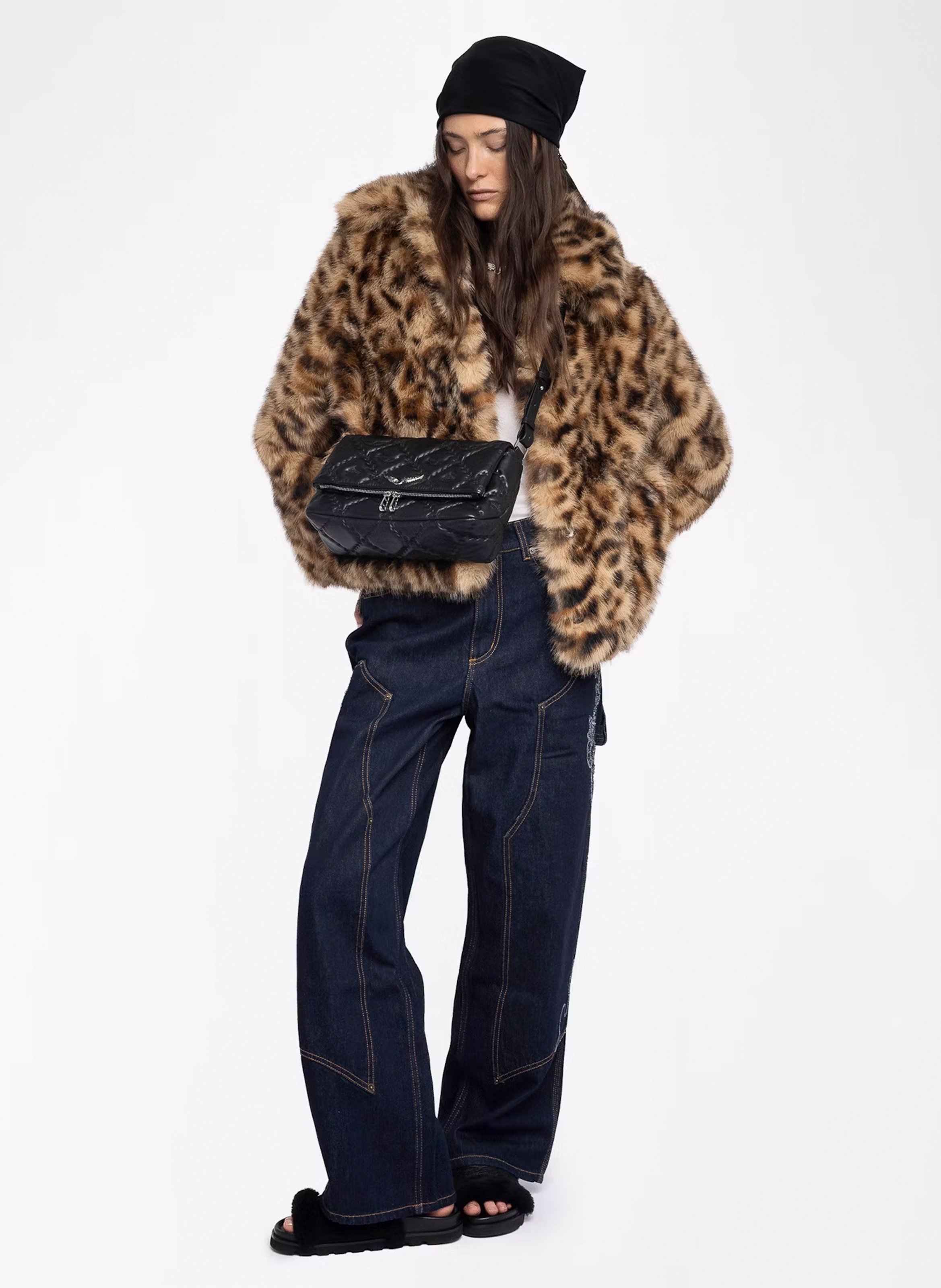 Leren clutch ZADIG&VOLTAIRE Zwart