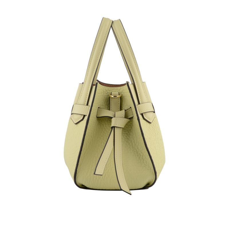 Handbag - cowhide leather POURCHET Brown