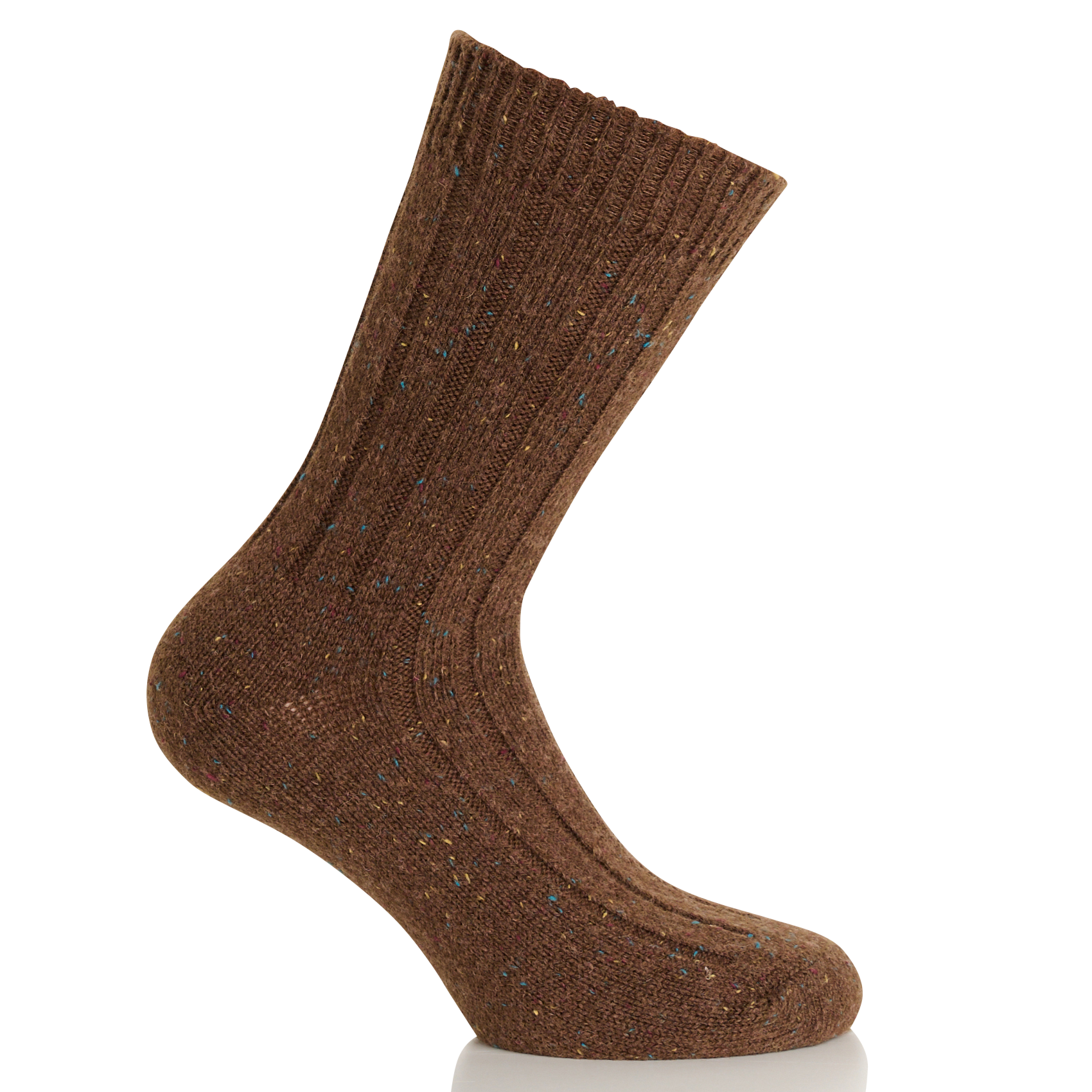 Ribbed Knit Marled Socks MAISON 123