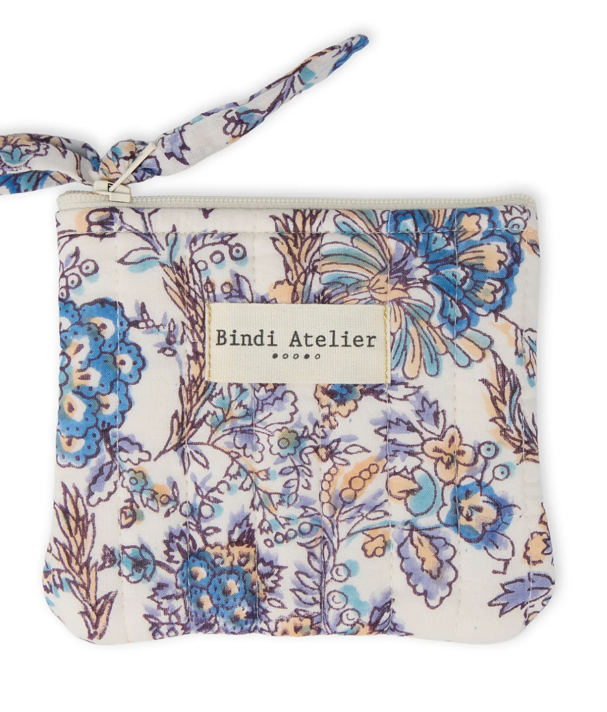 Printed Kiala Coin Purse BINDI ATELIER Blue