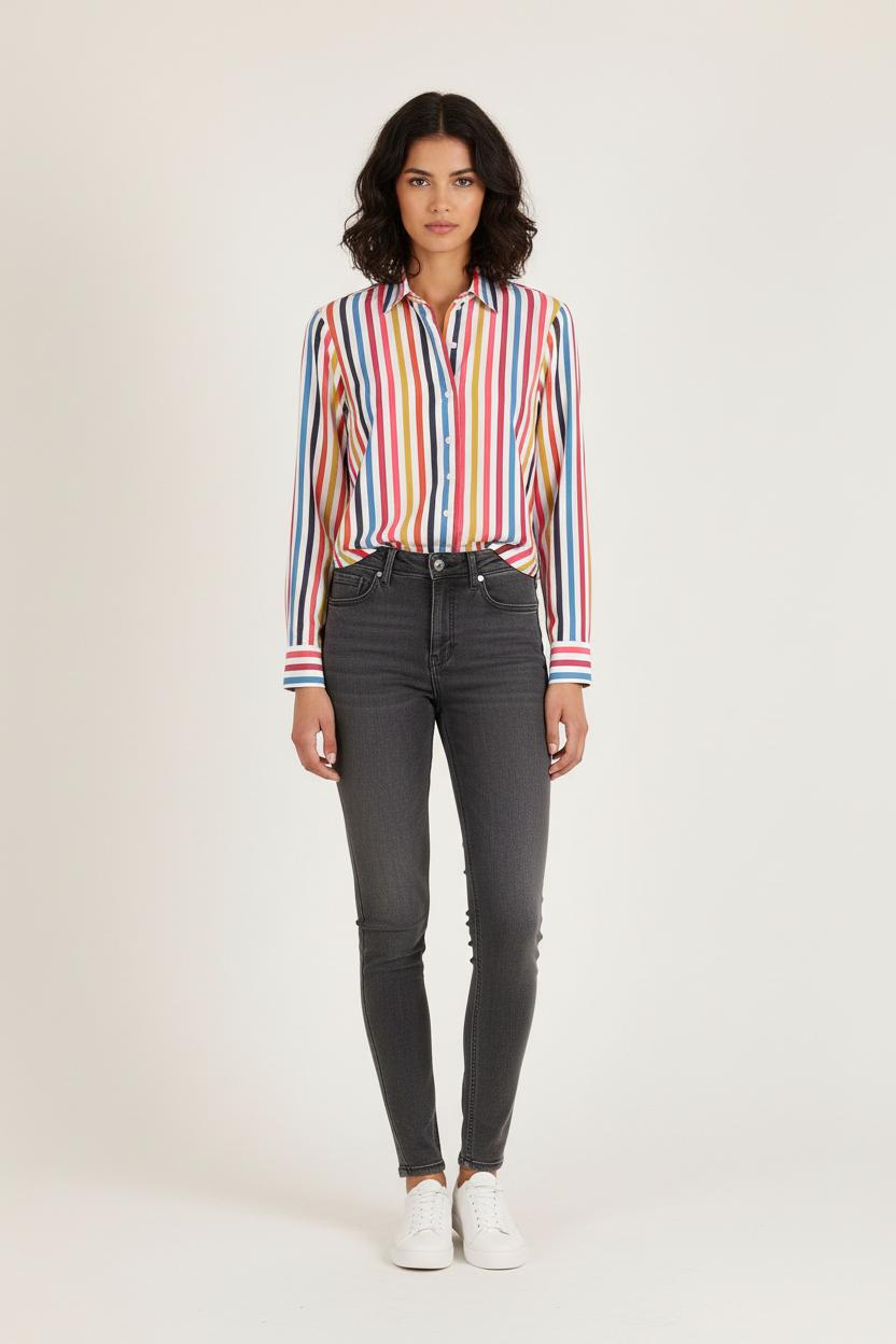 Shirt TARA JARMON - Seconde Main Multicolored