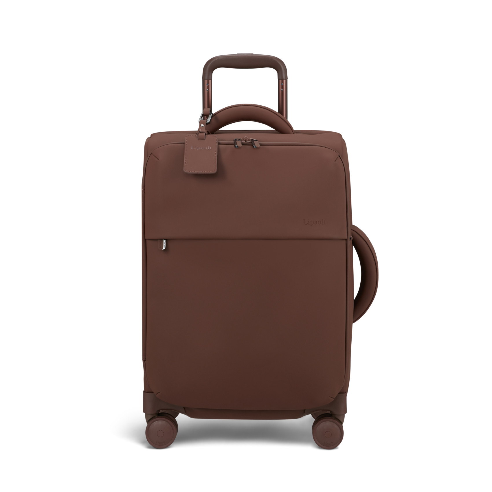Lost in Berlin 4-wheel carry-on suitcase size S LIPAULT Brown