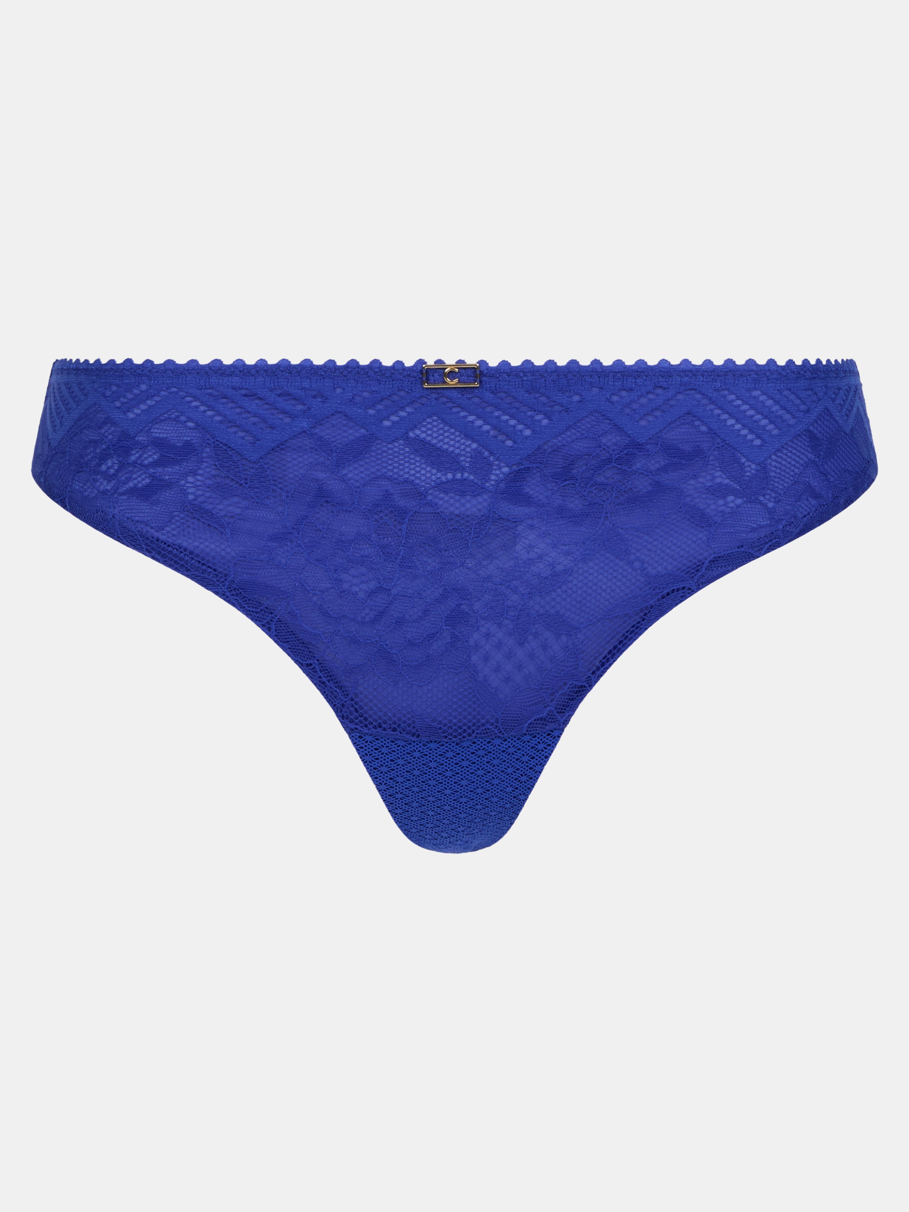 Aventurine lace tanga CHANTELLE Blue