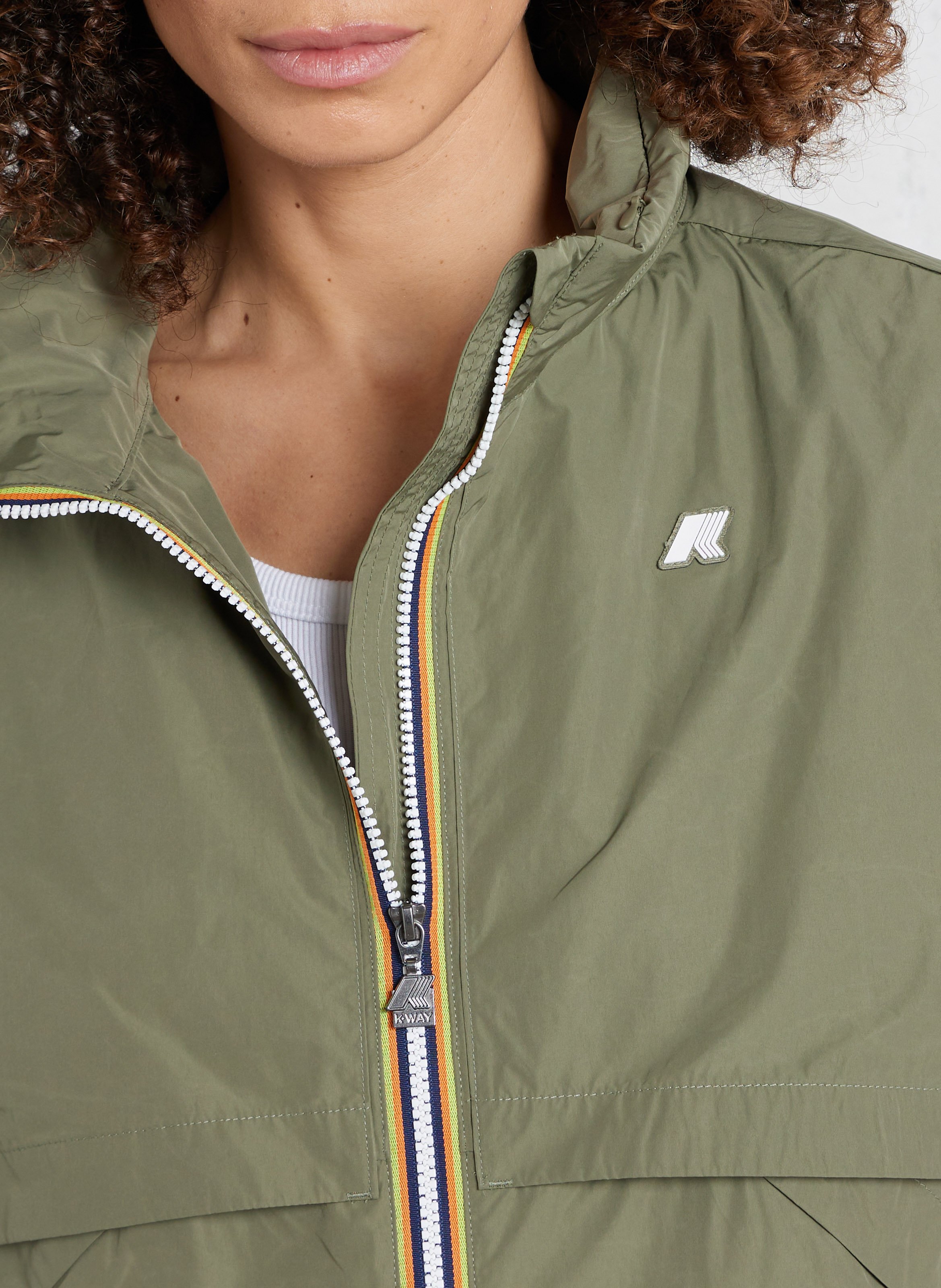 Coupe-vent col montant  K-WAY Vert
