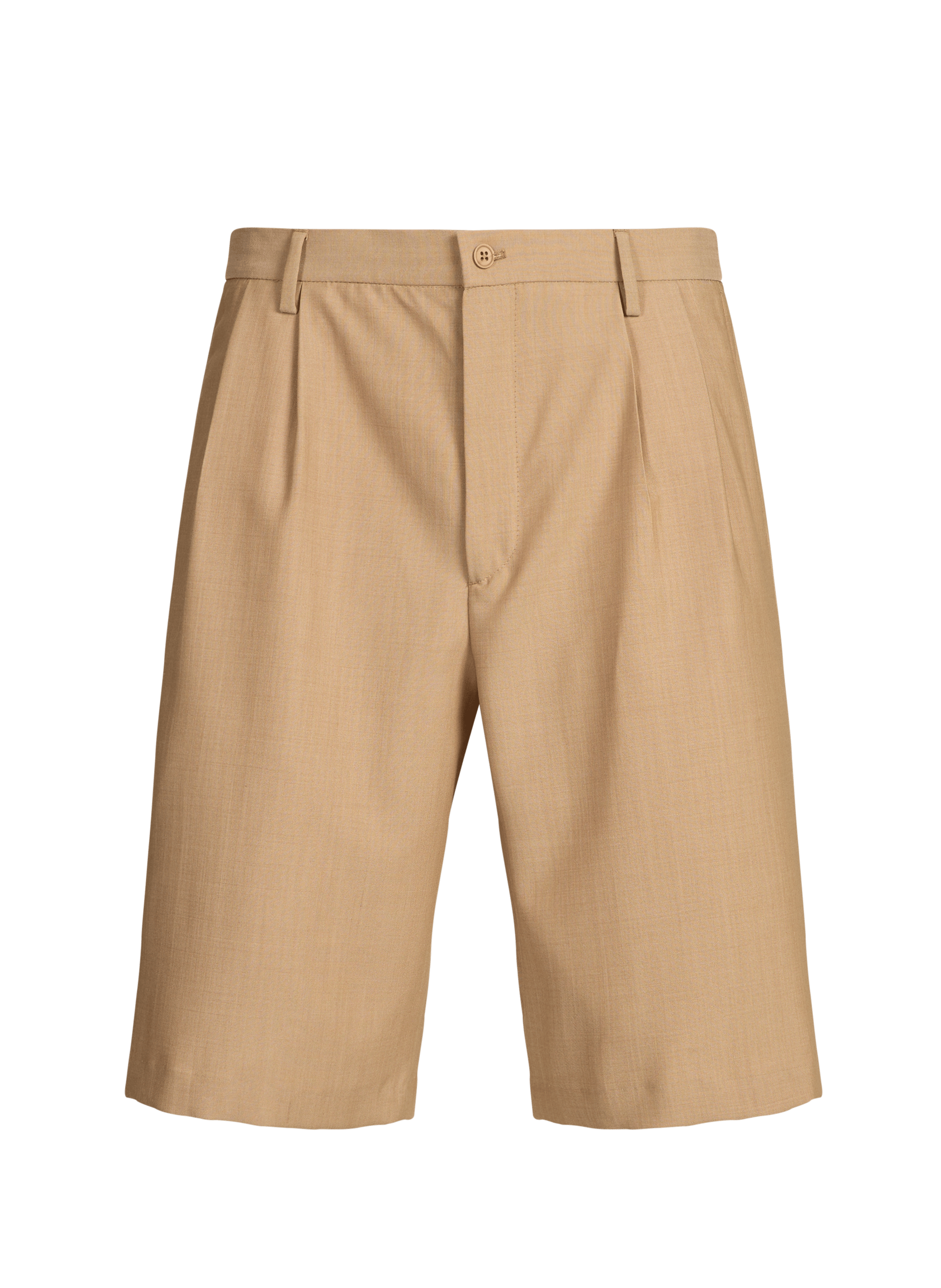Straight-leg wool shorts SAISON 1865 Beige