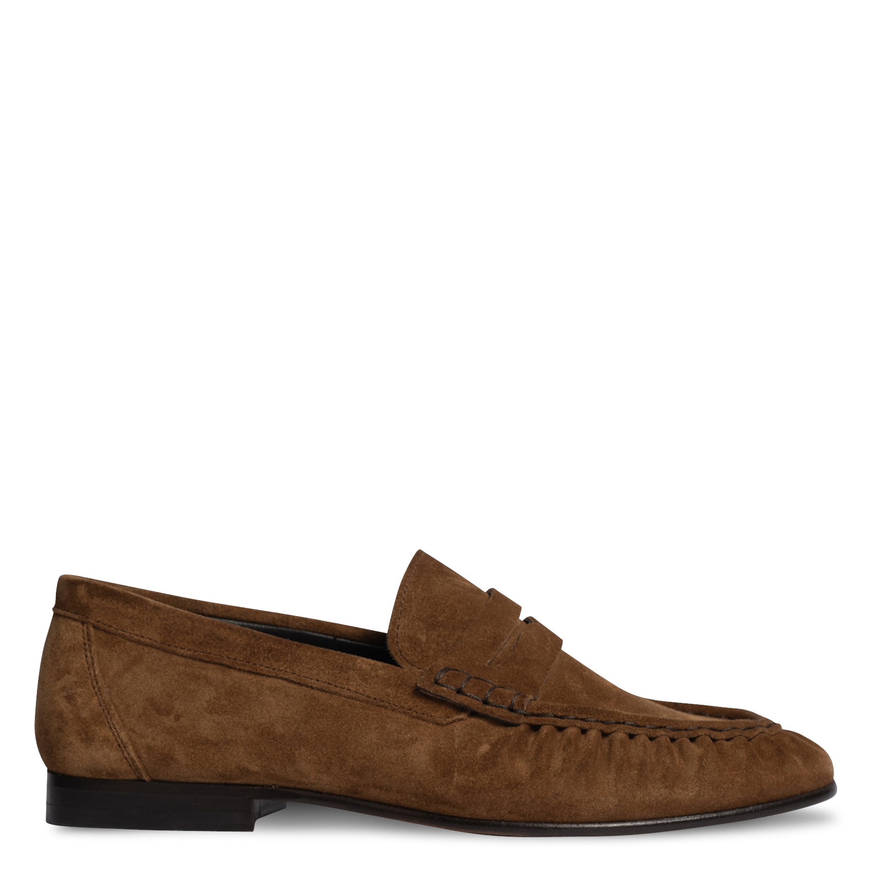 Mocassins en cuir POSA Marron