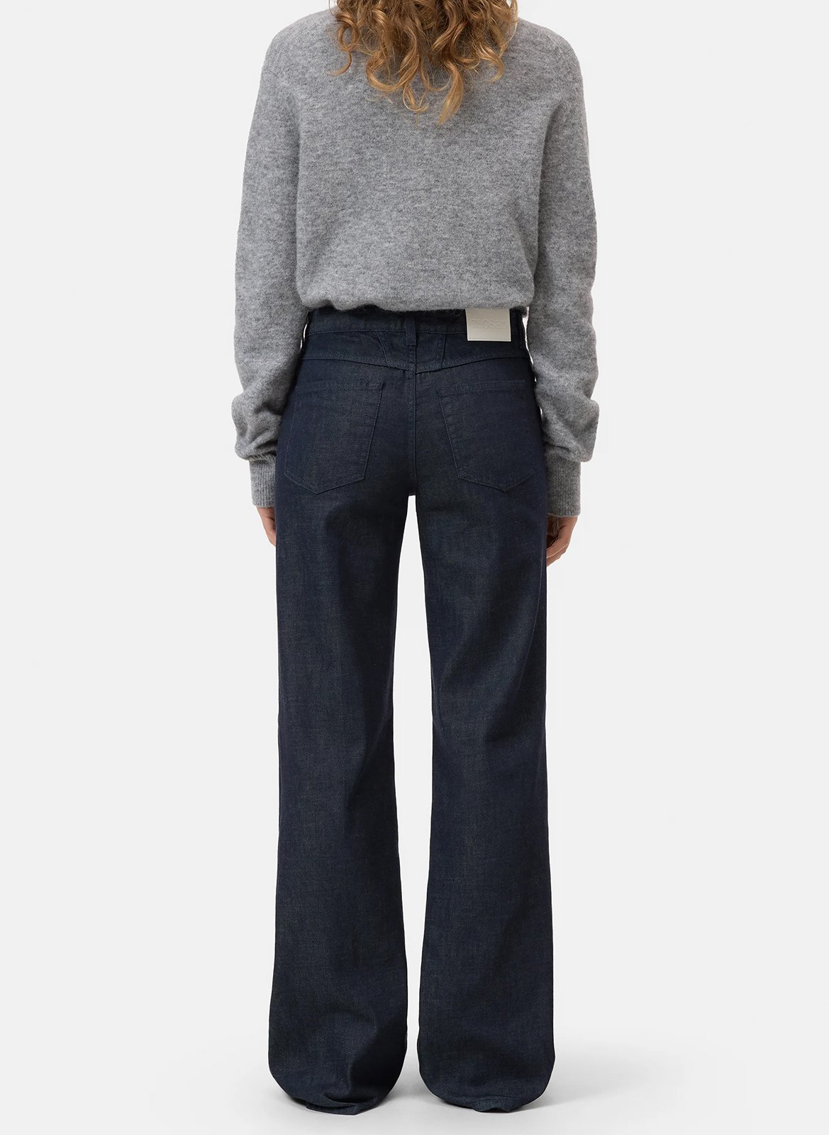 Jean large en coton CLOSED Bleu