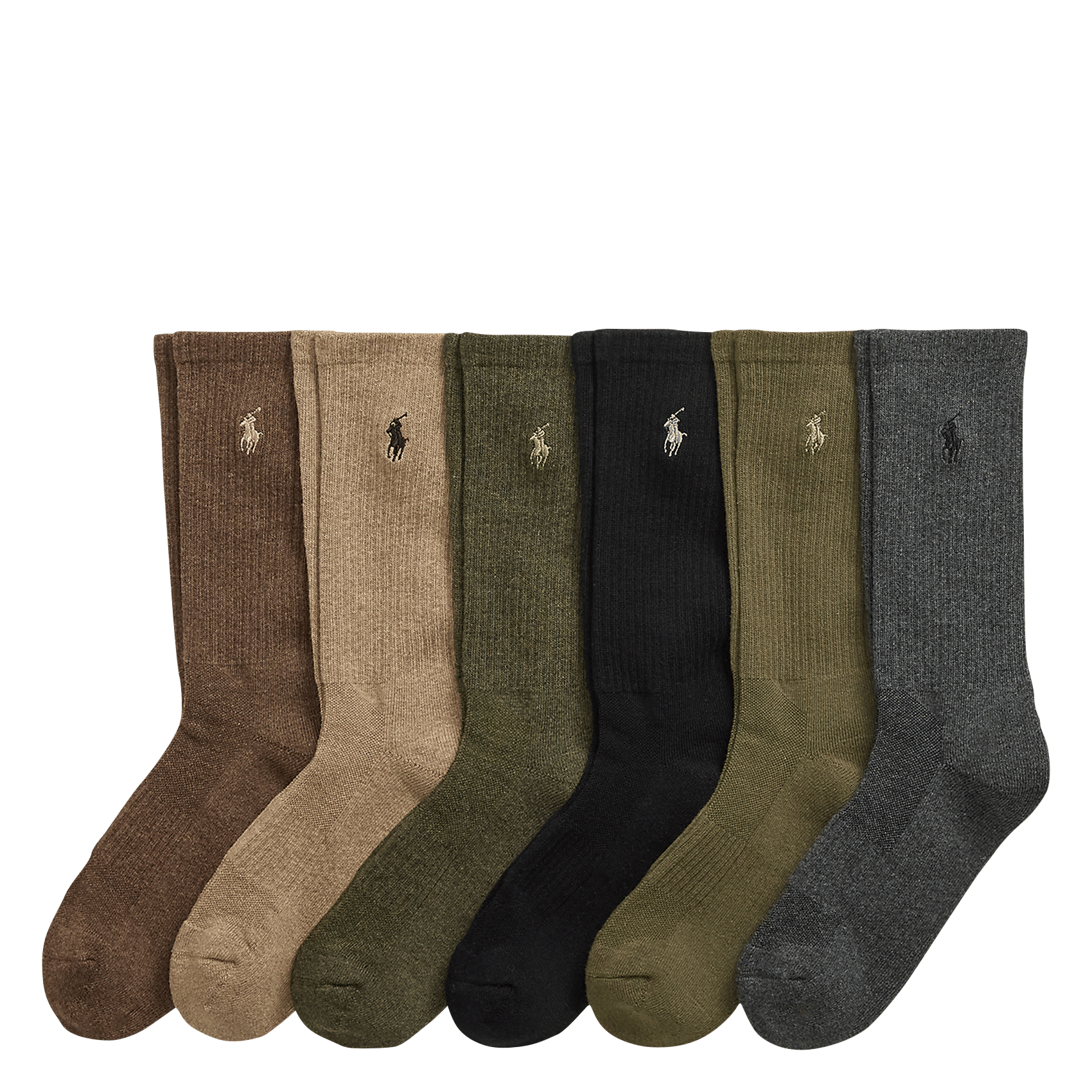Lot de chaussettes en coton mélangé POLO RALPH LAUREN Marron