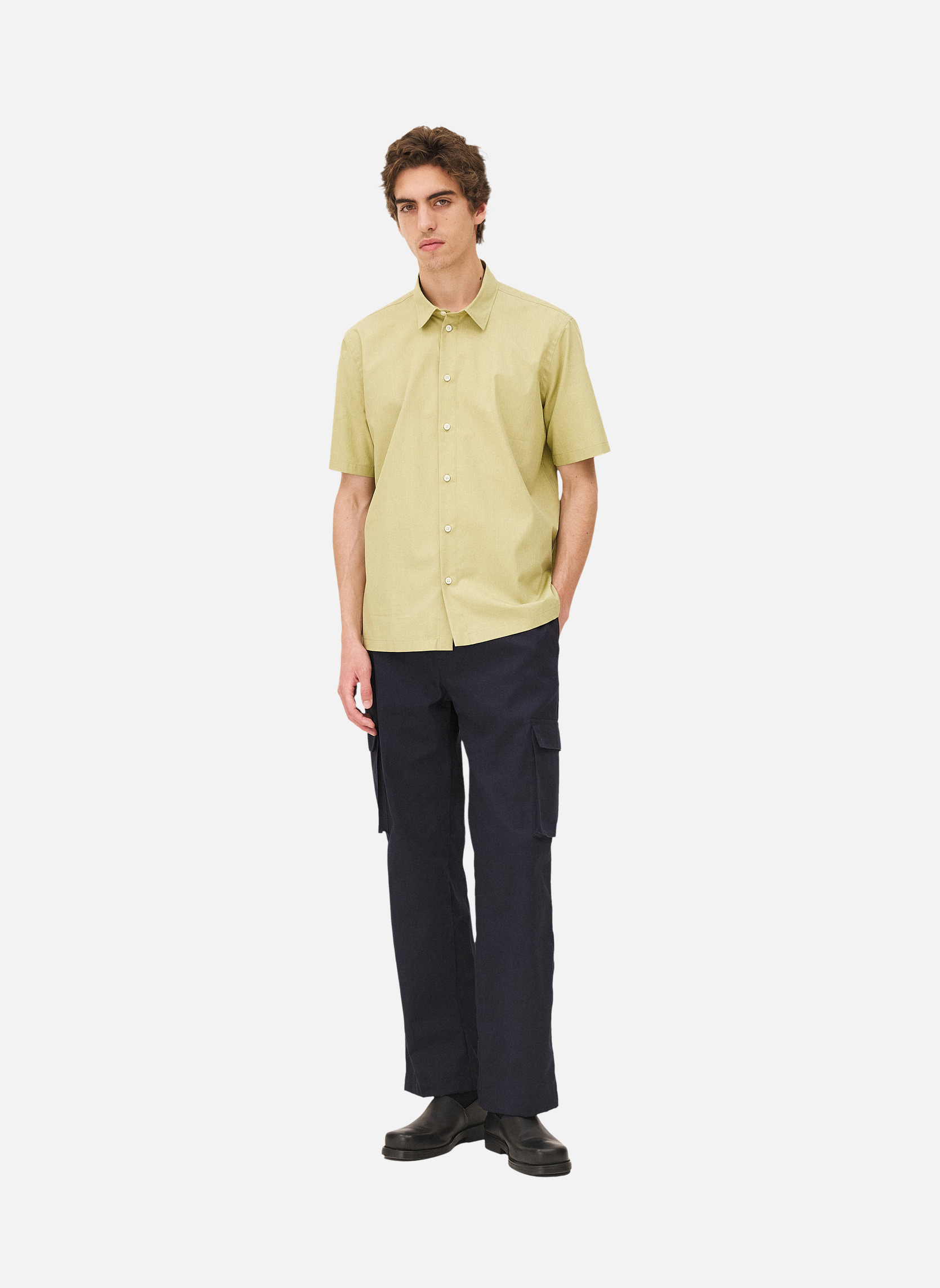 Fitted shirt Rio Pistachio Noyoco Green