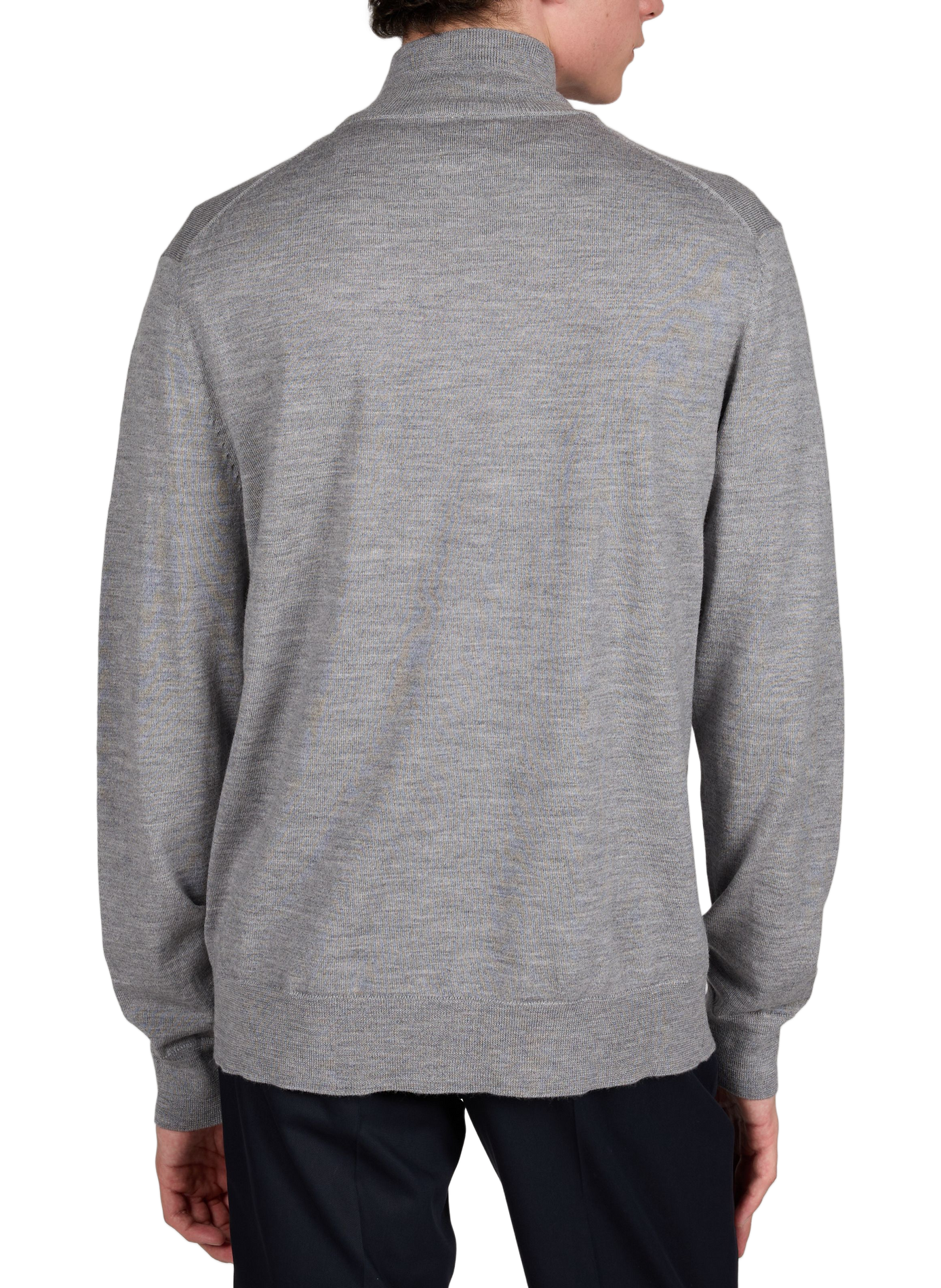 High-neck Merino wool flex-h cardigan AU PRINTEMPS PARIS Grey