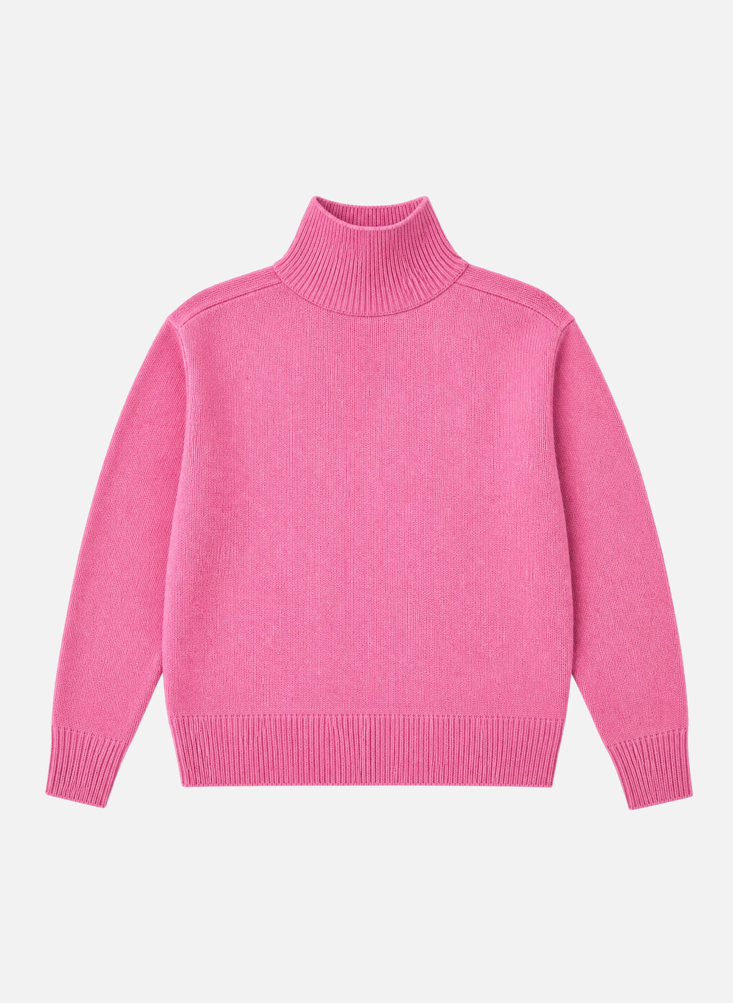 Merino wool high-neck sweater THE KOOPLES Pink