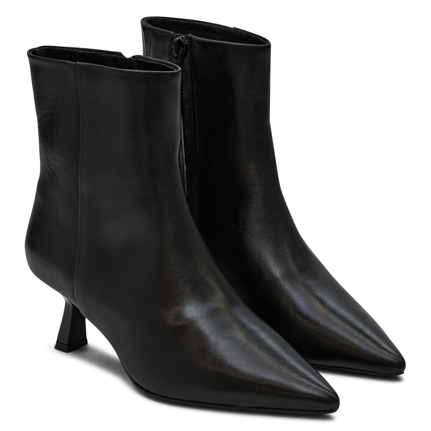 Leather mid-calf boots PAVEMENT Black