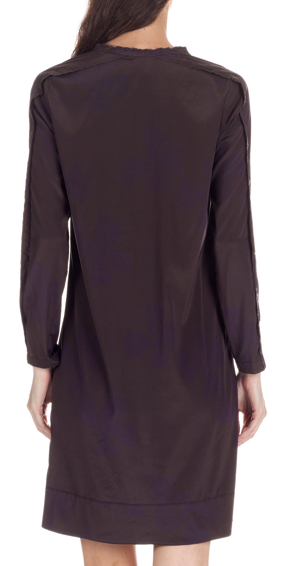 Stretch silk dress ATTIC AND BARN Brown