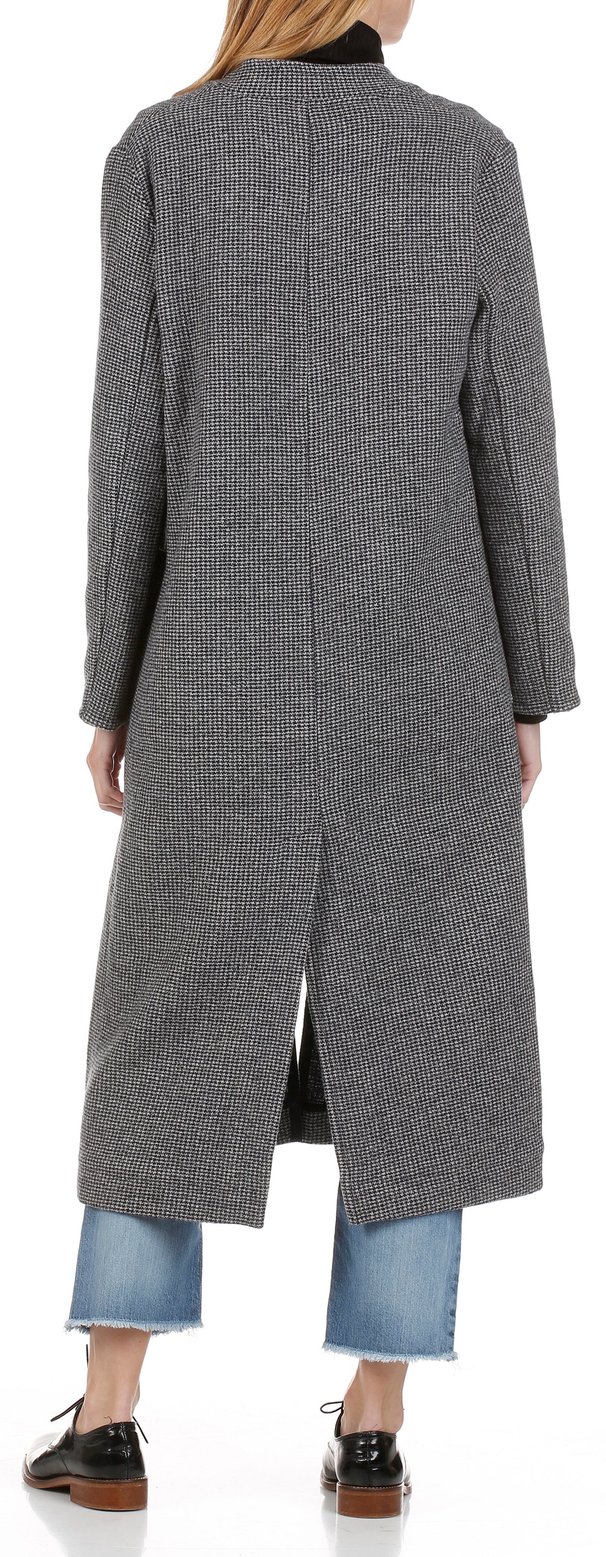Manteau en pied de poule Pagnol SWILDENS Gris