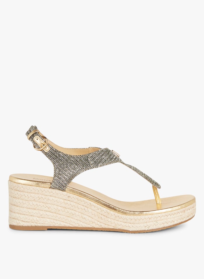 Michael kors 2025 gold espadrilles