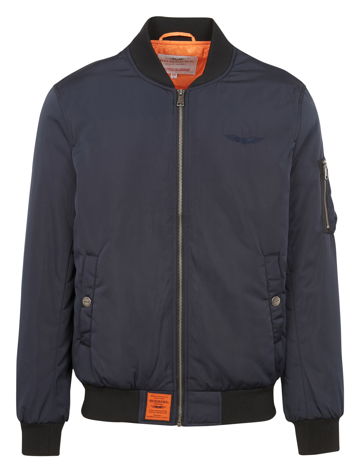 Veste bomber à col rond BOMBERS ORIGINAL Bleu