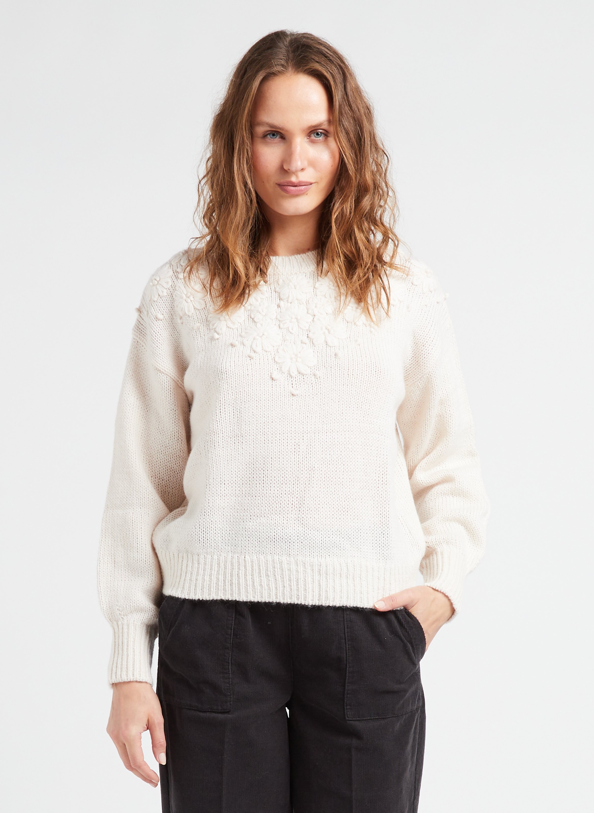 Express 2025 white jumper