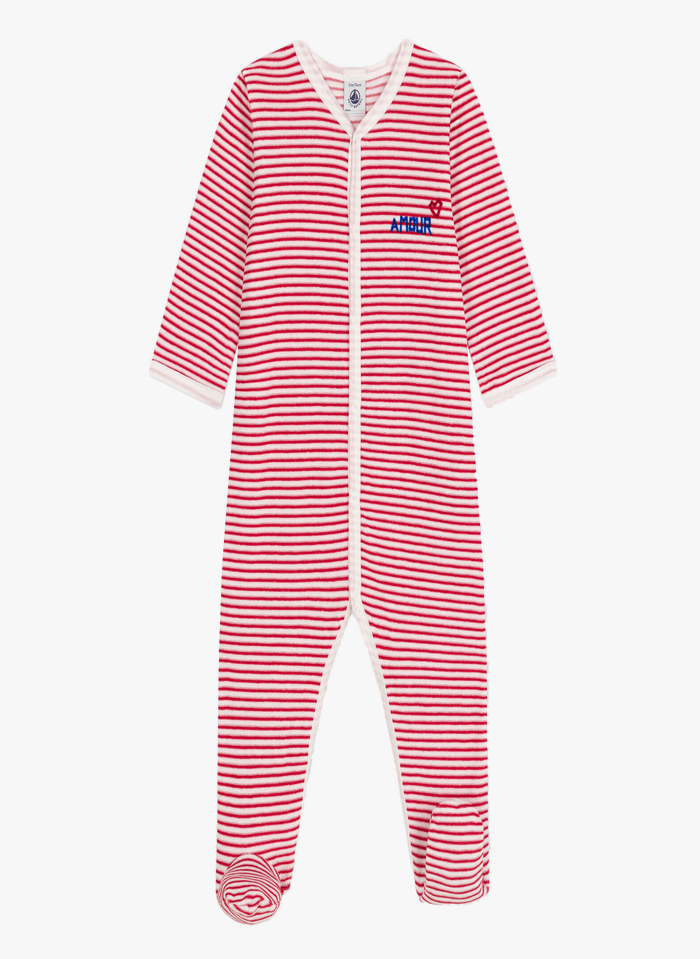 Pyjama En Coton Imprimé Marshmallow Corrida Petit Bateau - Enfant
