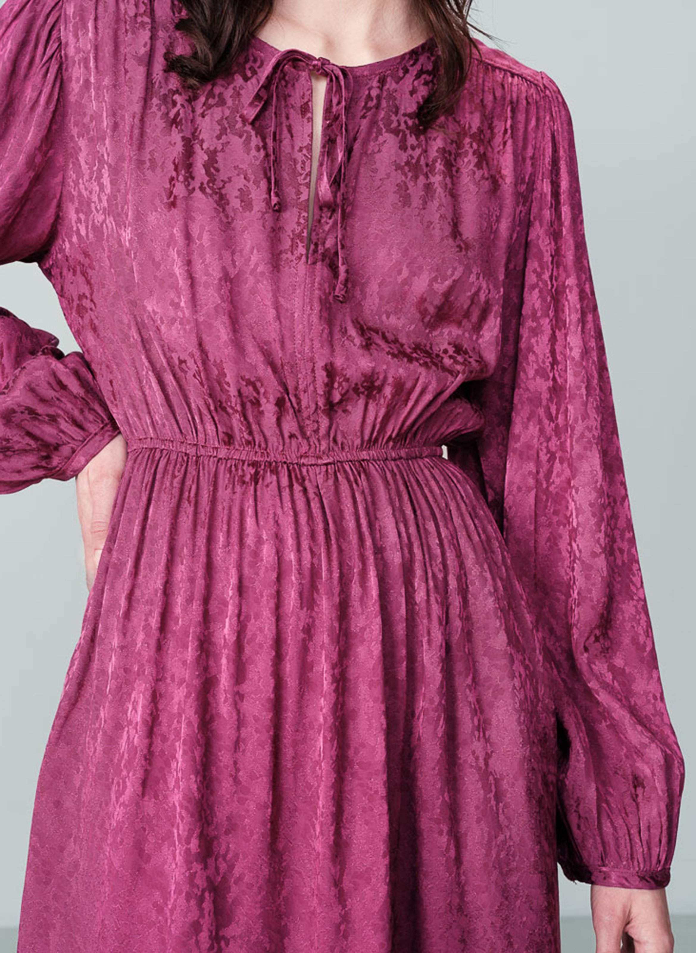 Short fitted jacquard dress GRACE ET MILA Pink