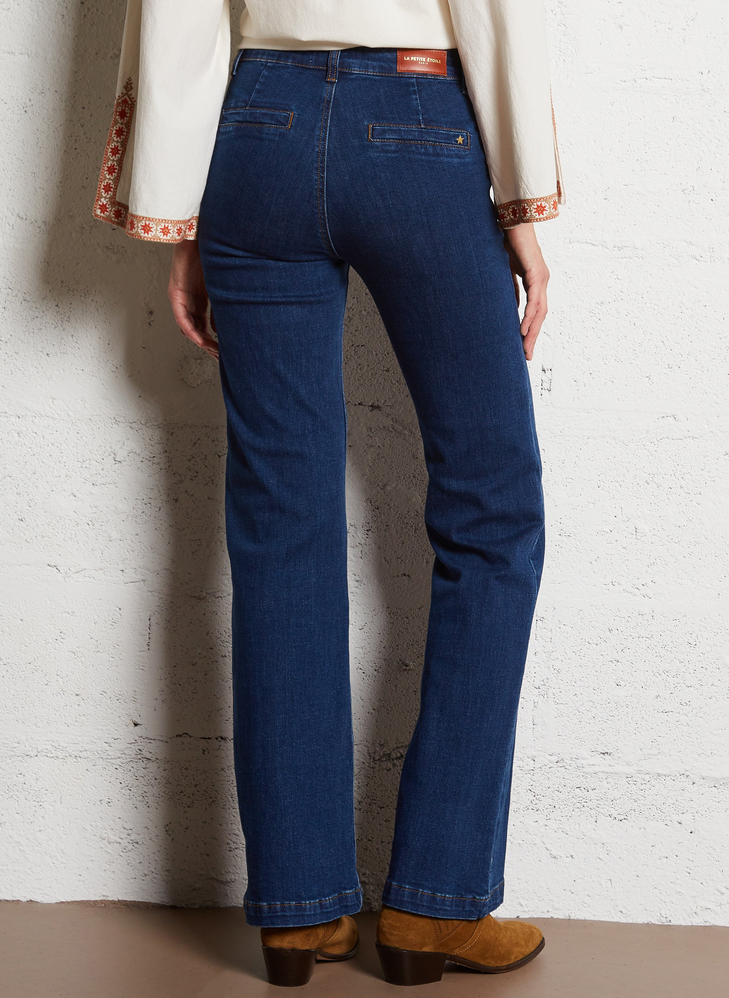 Jean boot-cut en coton mélangé LA PETITE ETOILE Jean brut