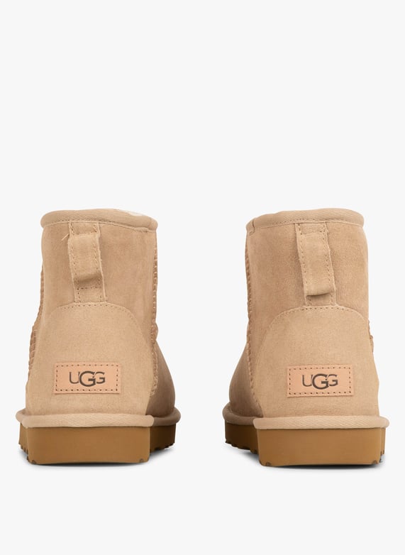 Classic mini ii leather ankle boots Beige Ugg Women Place des