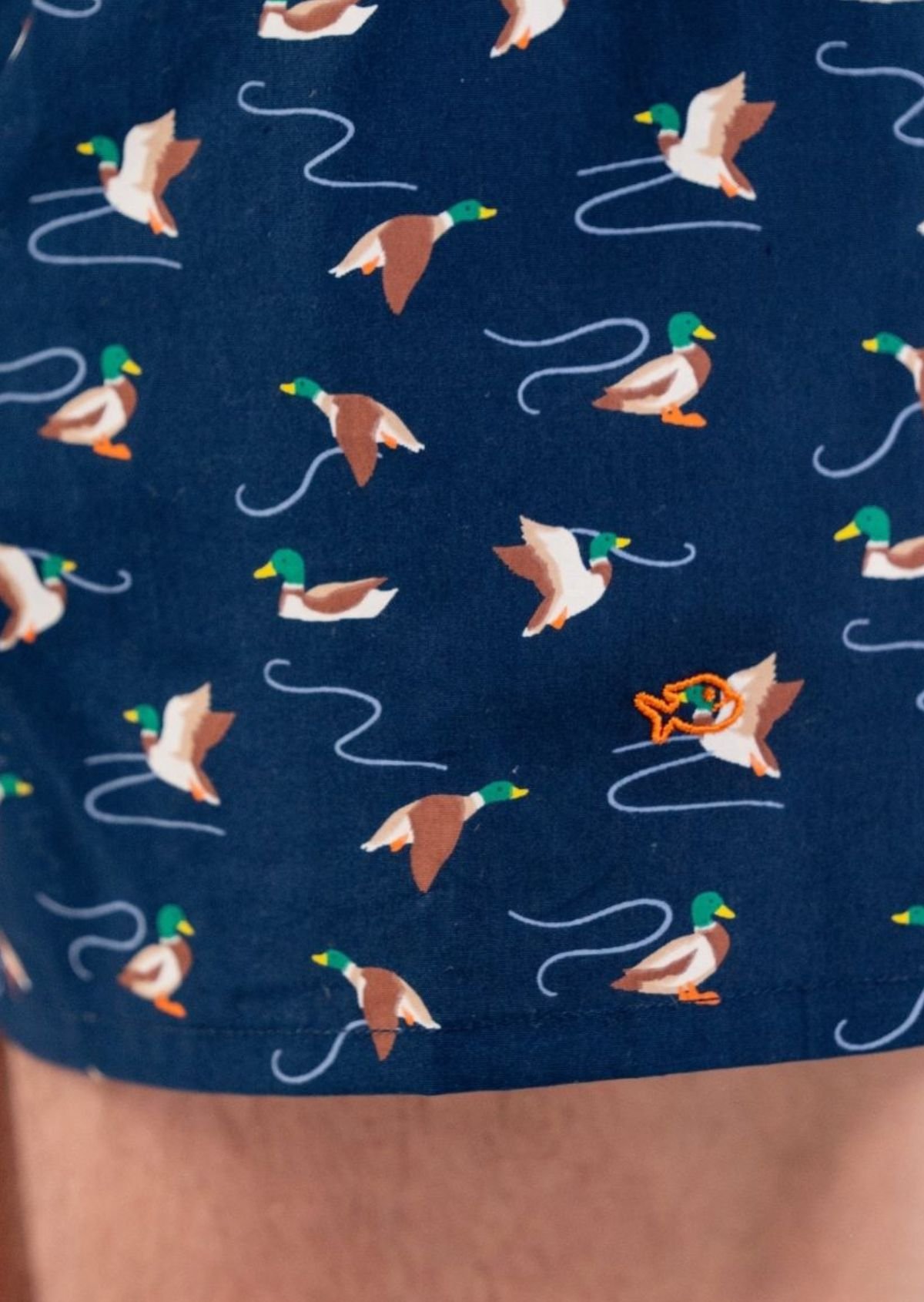 Organic cotton boxer shorts BILLYBELT Blue