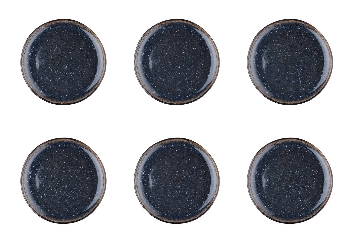 Iris Plate ø21.5cm - Set of 6 - Midnight Blue BJORN Blue