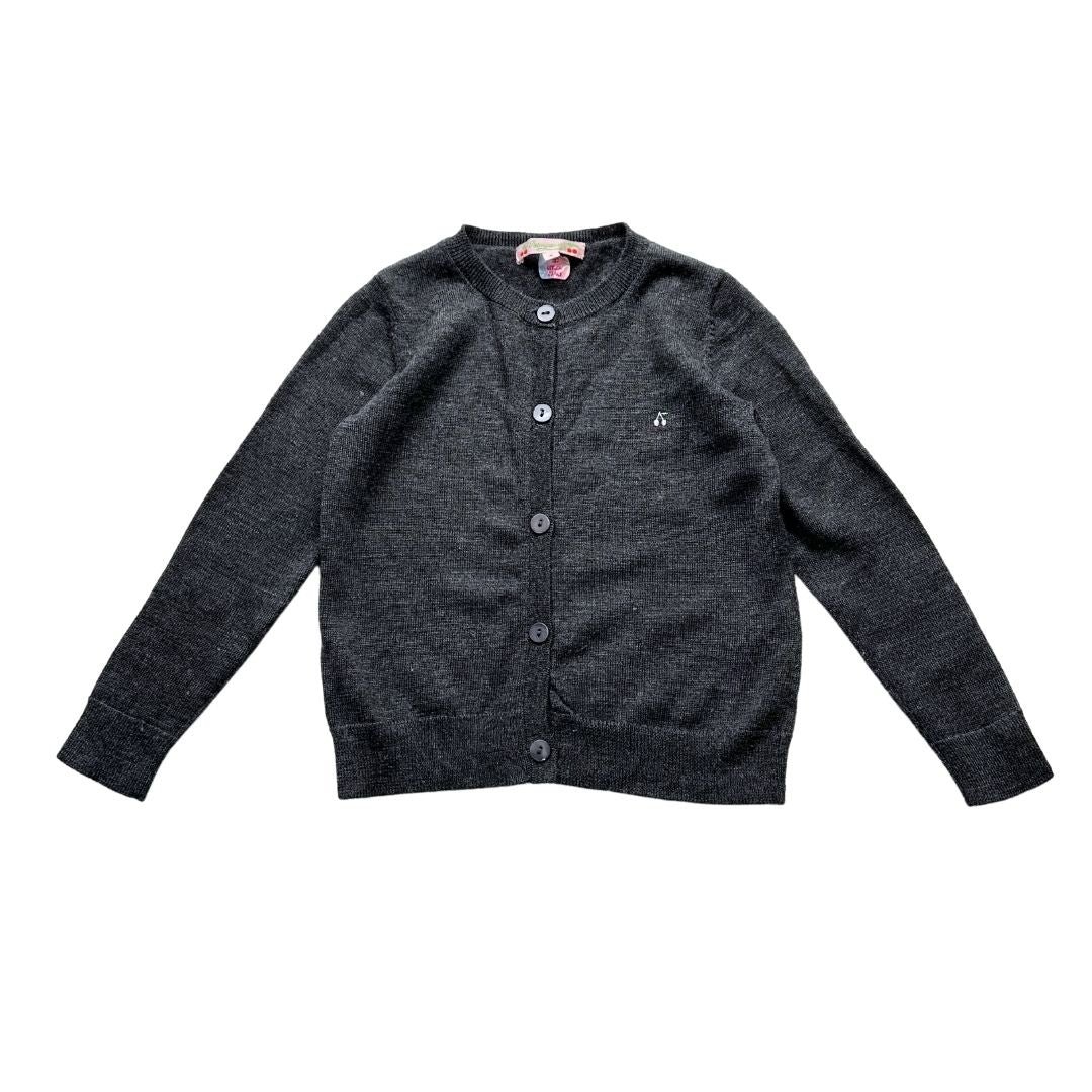 Gray kids cardigan - 4 years BONPOINT - Seconde Main Grey