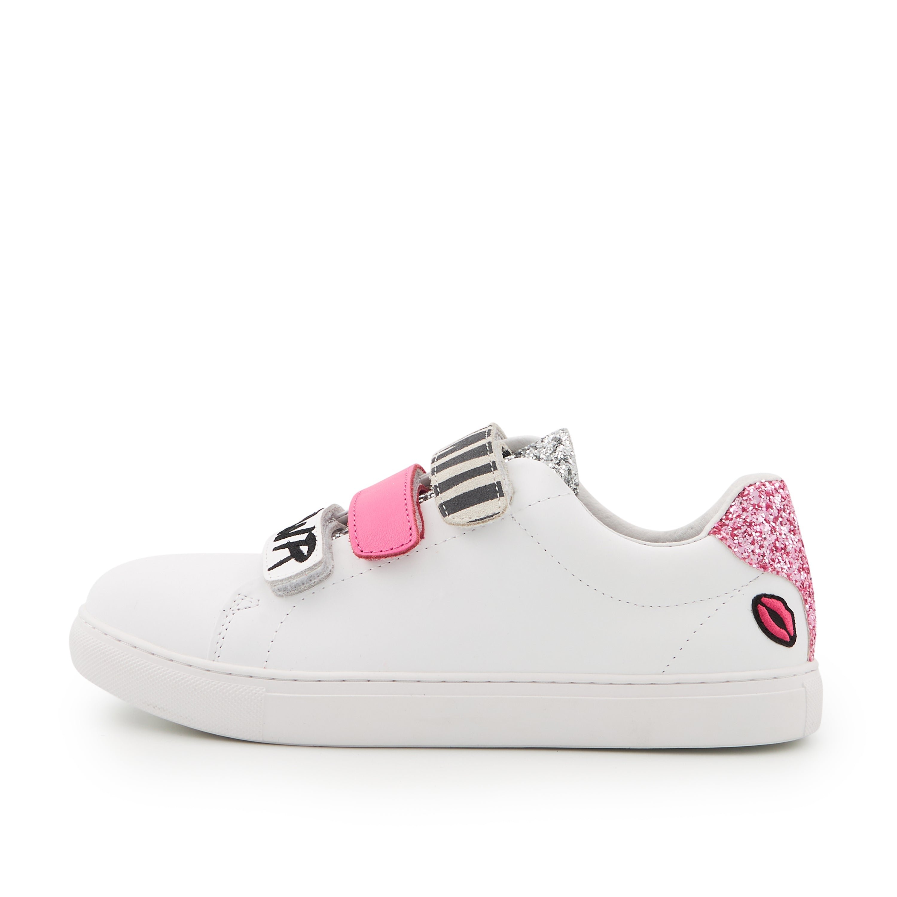 Leather sneakers BONS BAISERS PARIS White