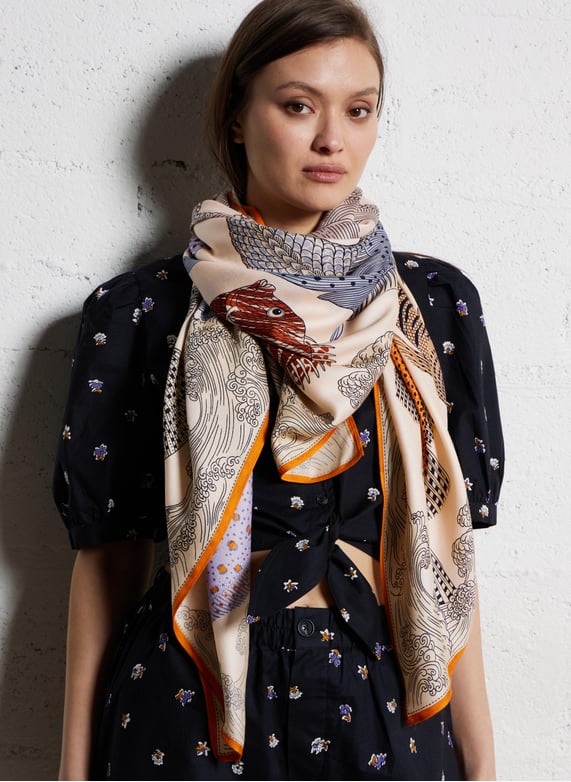 Tutorial Fare Un Top Con Un Foulard Foulard Triangolare In Maglia