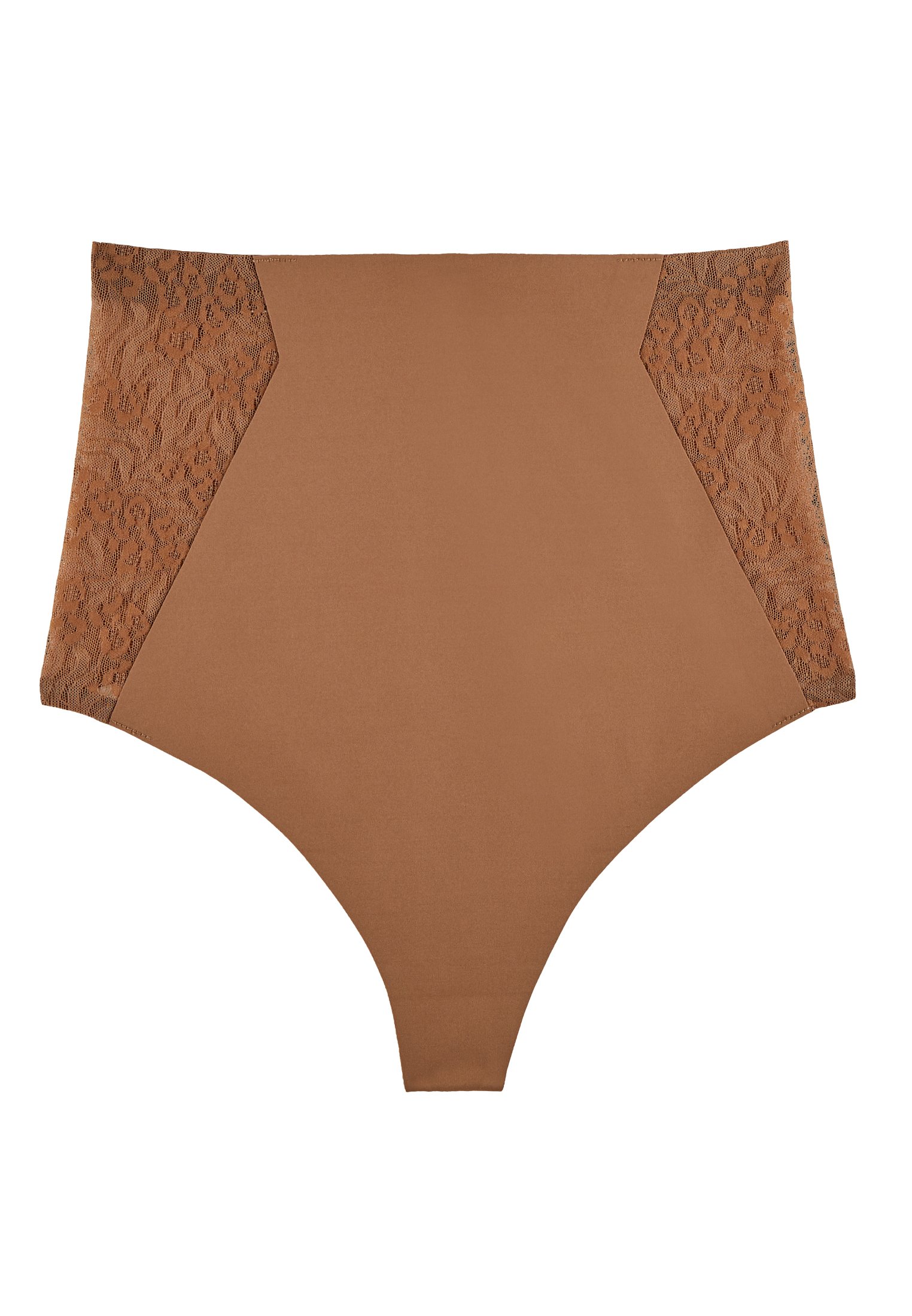 Extra-high-waisted panties AUBADE Brown