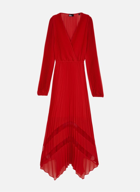 Long pleated dress Red The kooples - Women | Place des Tendances Long pleated dress Red The kooples - Women | Place des Tendances