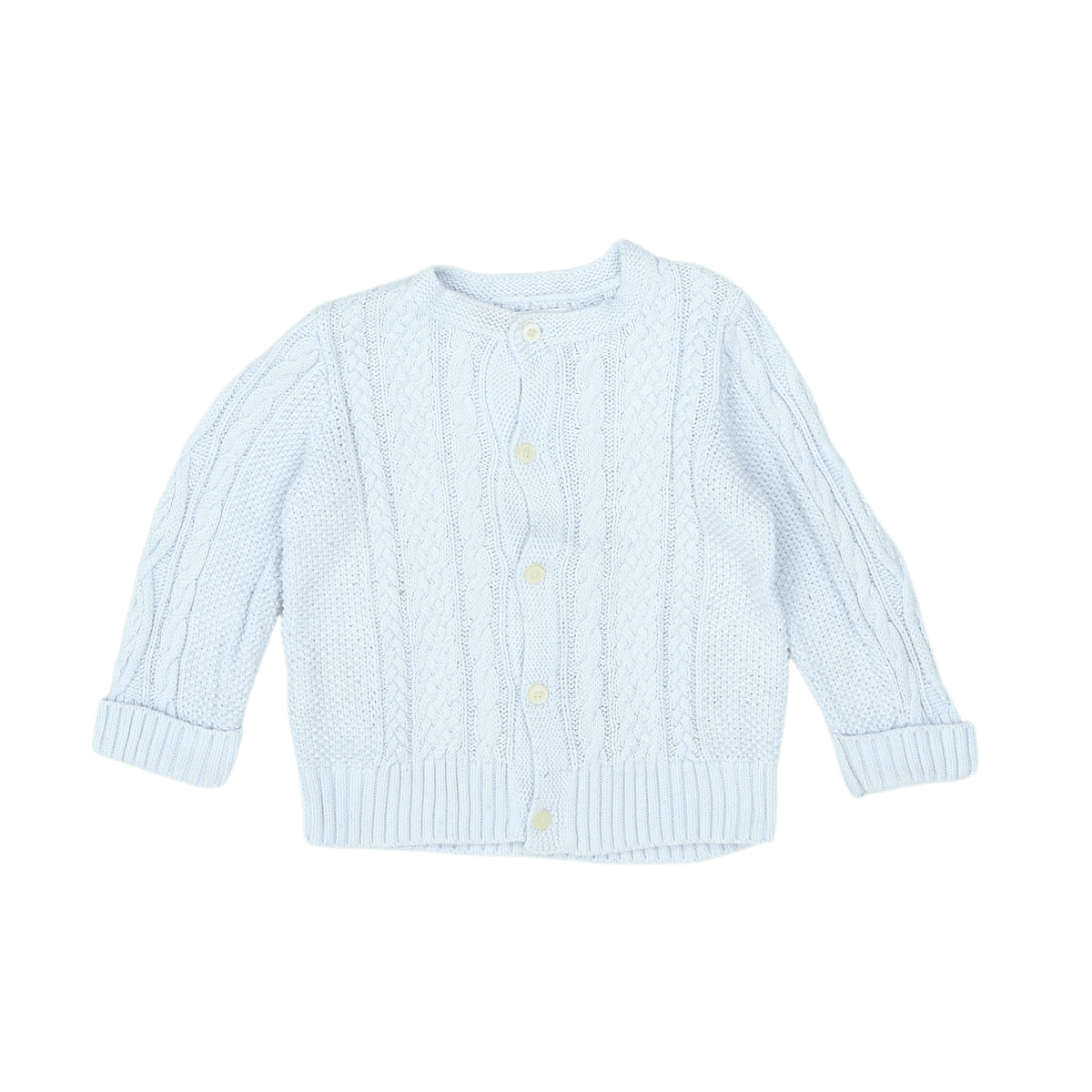 Blue baby cardigan - 9 months POLO RALPH LAUREN - Seconde Main Blue