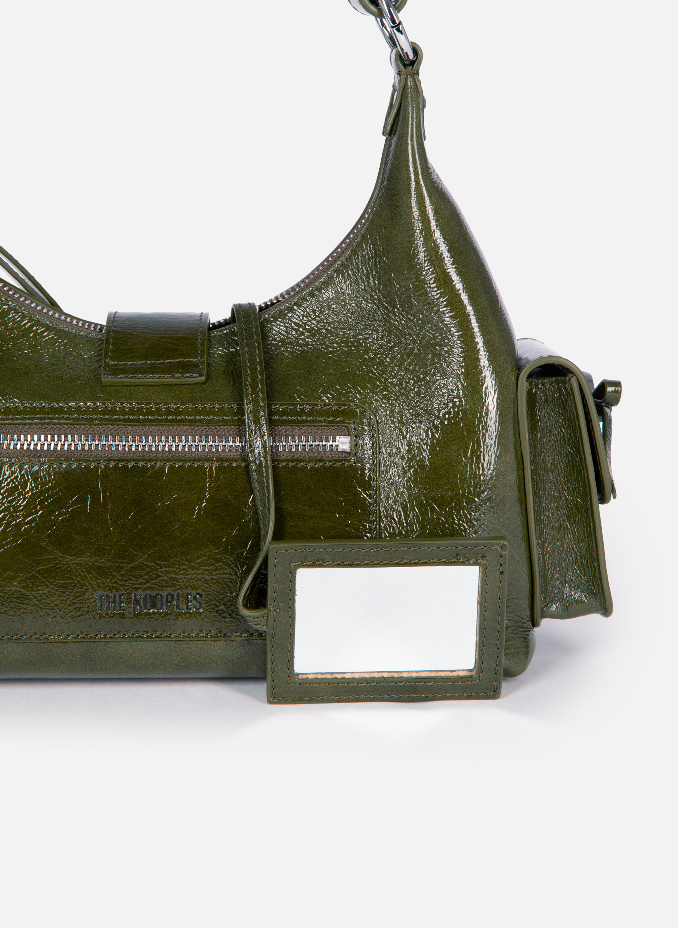 Amelia leather handbag THE KOOPLES Green