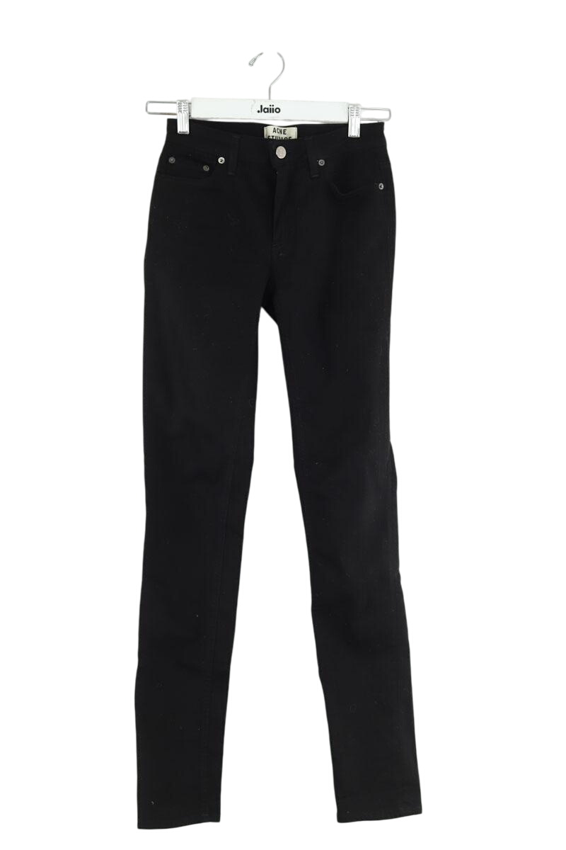 Cotton skinny jeans ACNE STUDIOS - Seconde Main Black