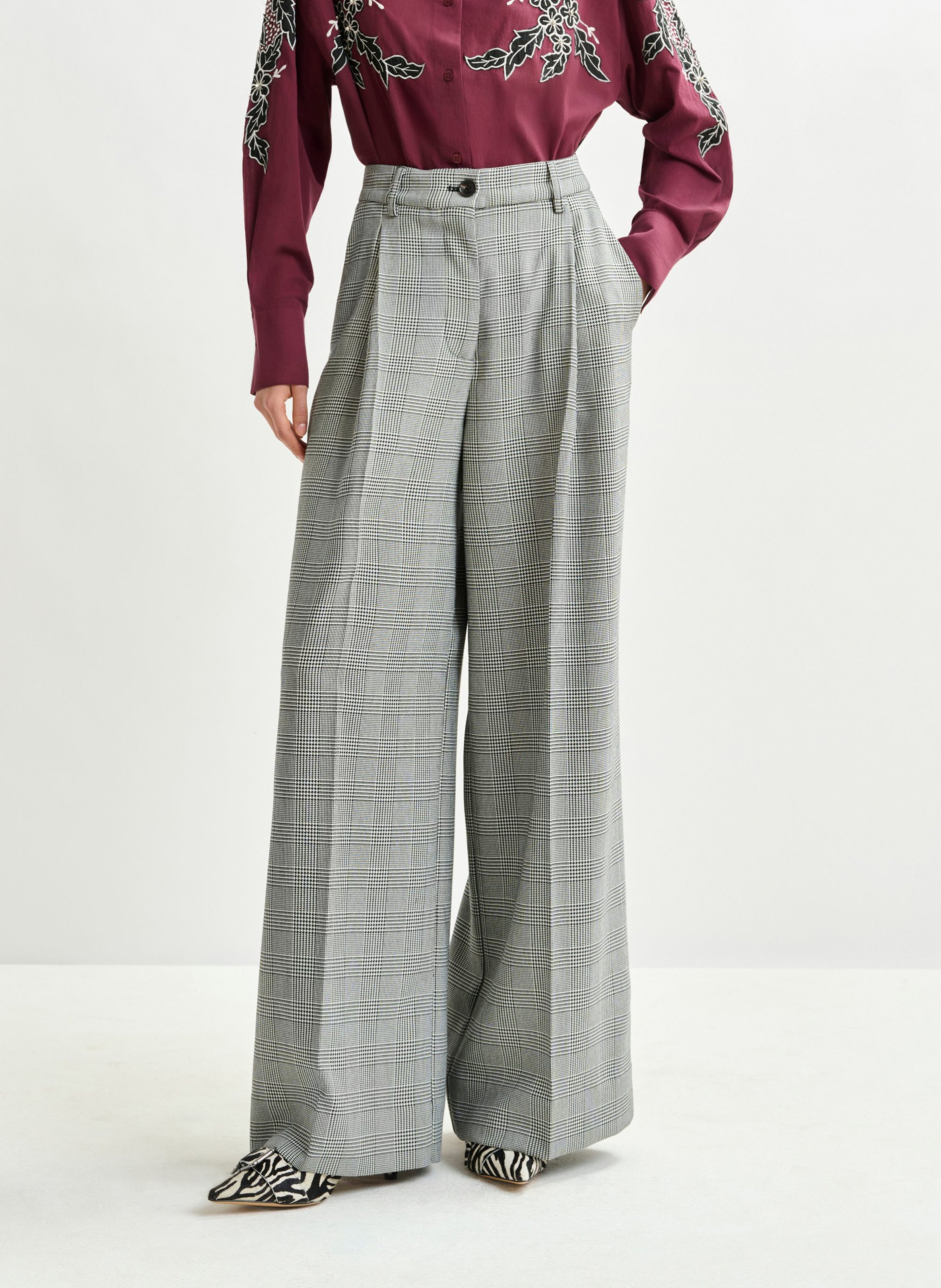 Pantalon large rayé ESSENTIEL ANTWERP