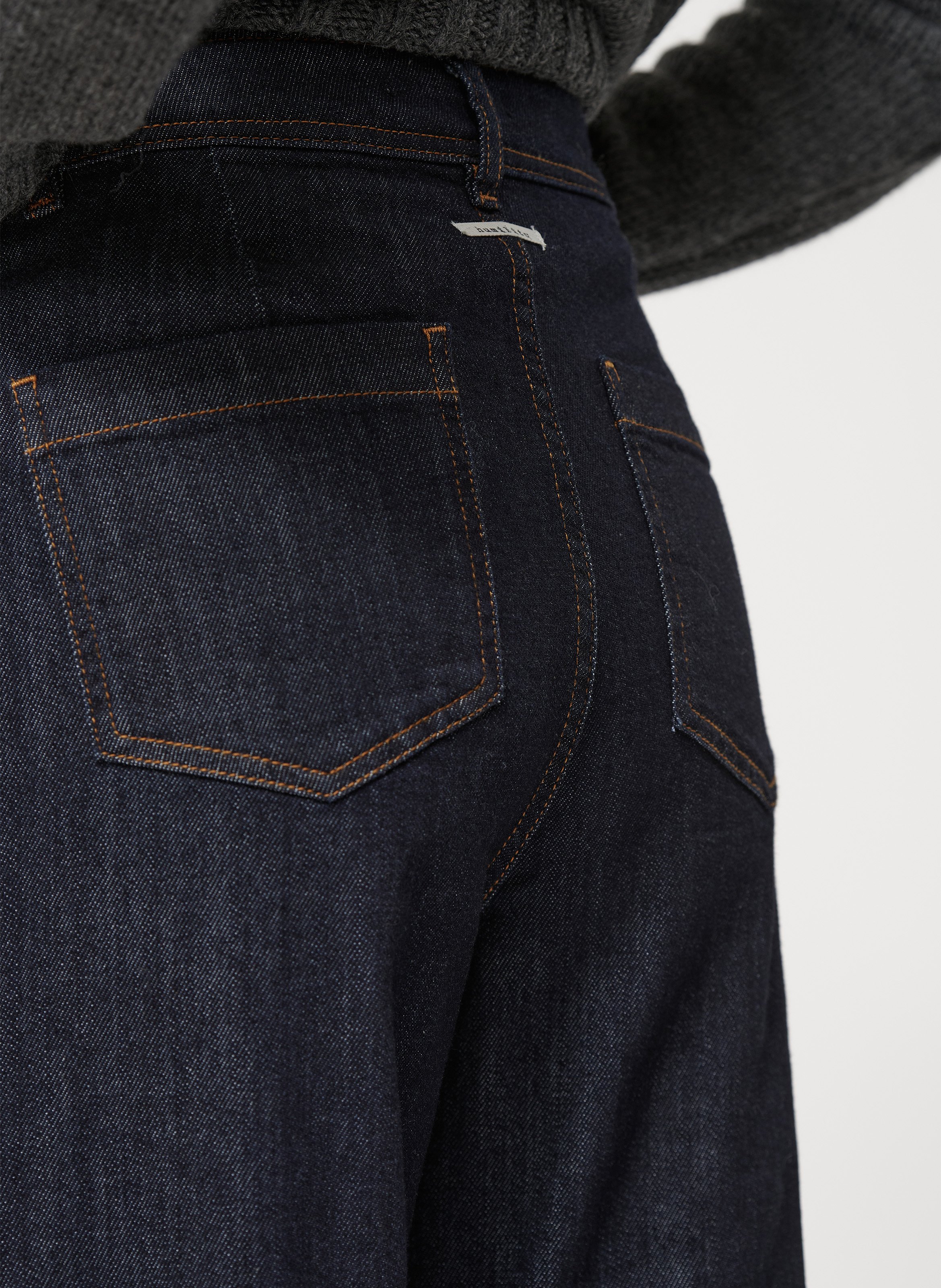 Jean flare en coton  HUMILITY Bleu