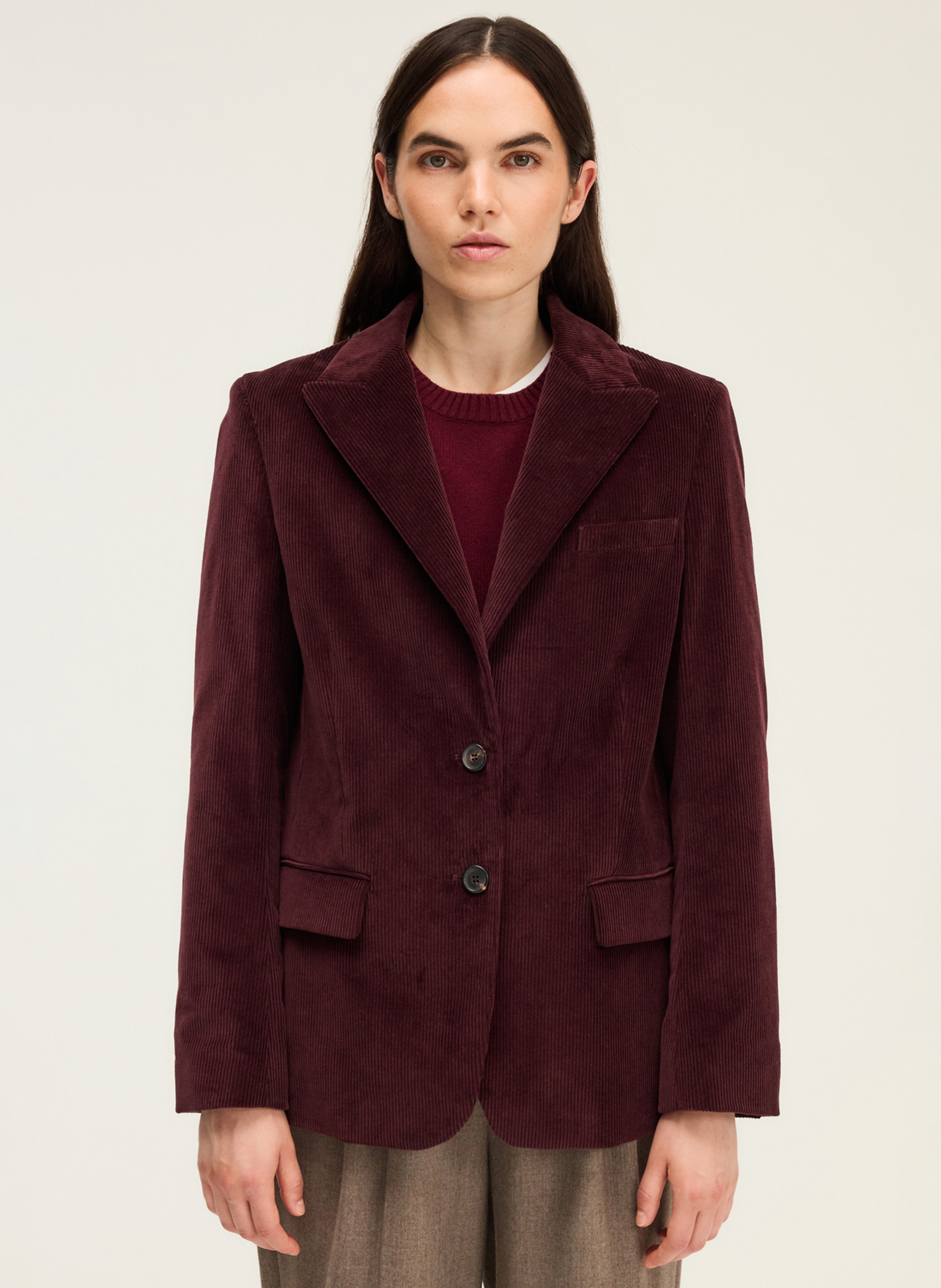 Corduroy suit jacket PABLO