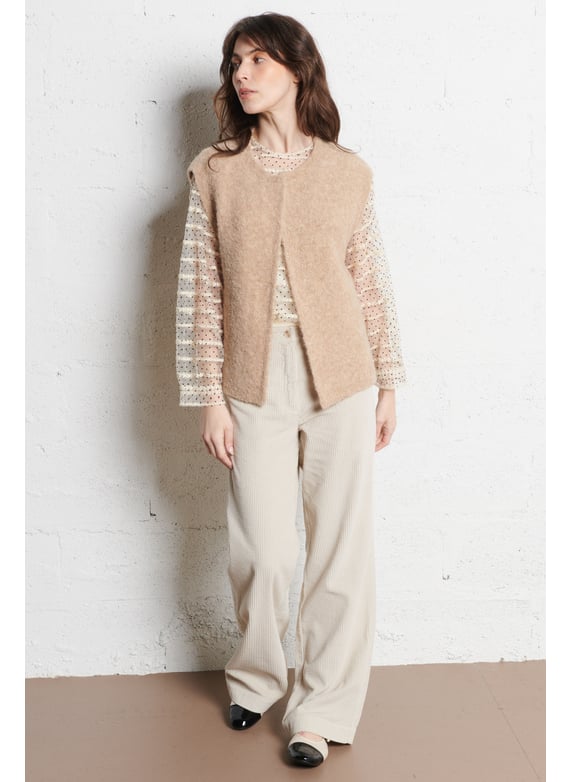 Pantalon droit en coton - Look 3