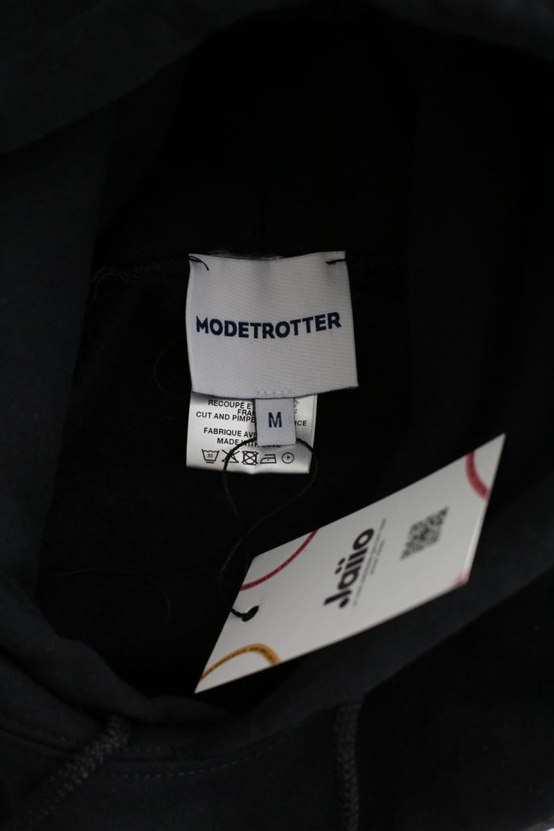 Cotton sweatshirt MODETROTTER - Seconde Main Black