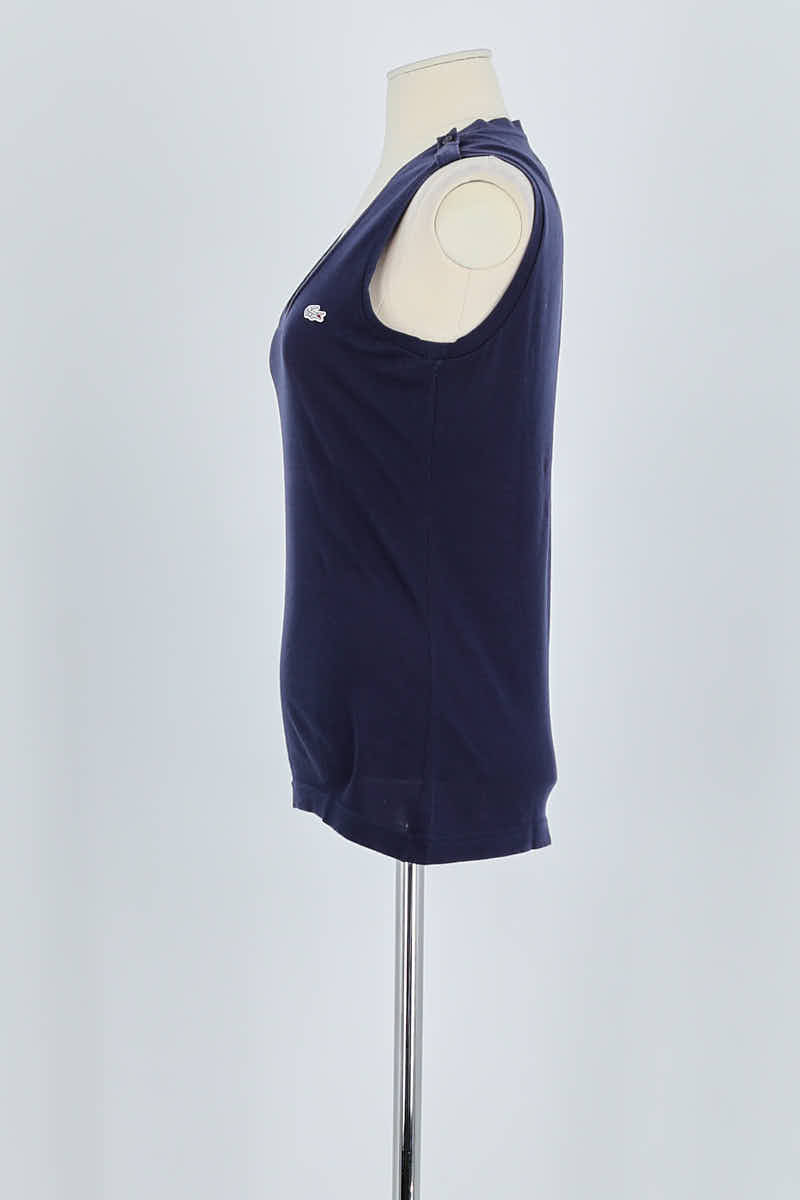 Azawood sleeveless top LACOSTE - SECONDE MAIN Blue