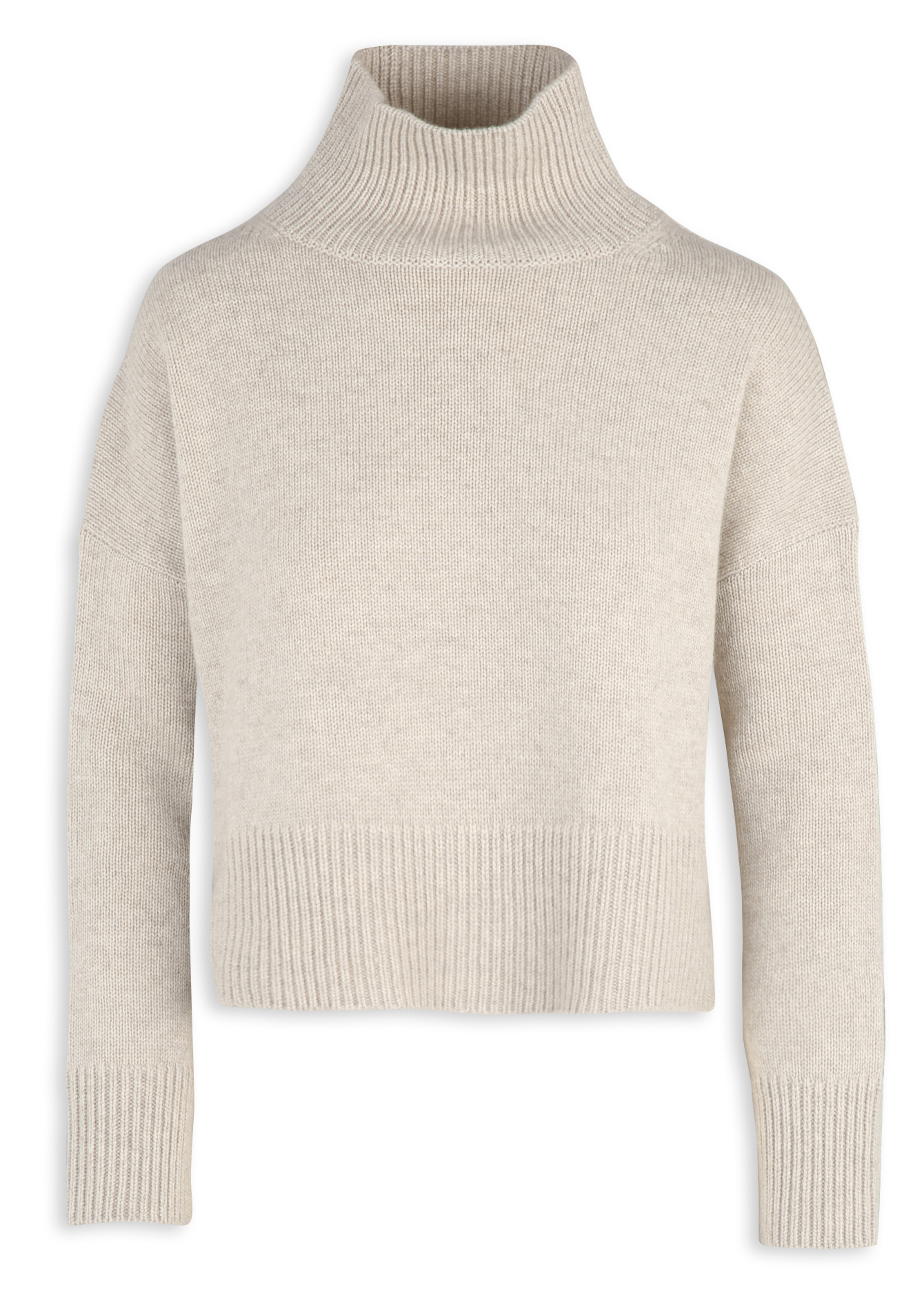 Korte coltrui van kasjmier KUJTEN Beige