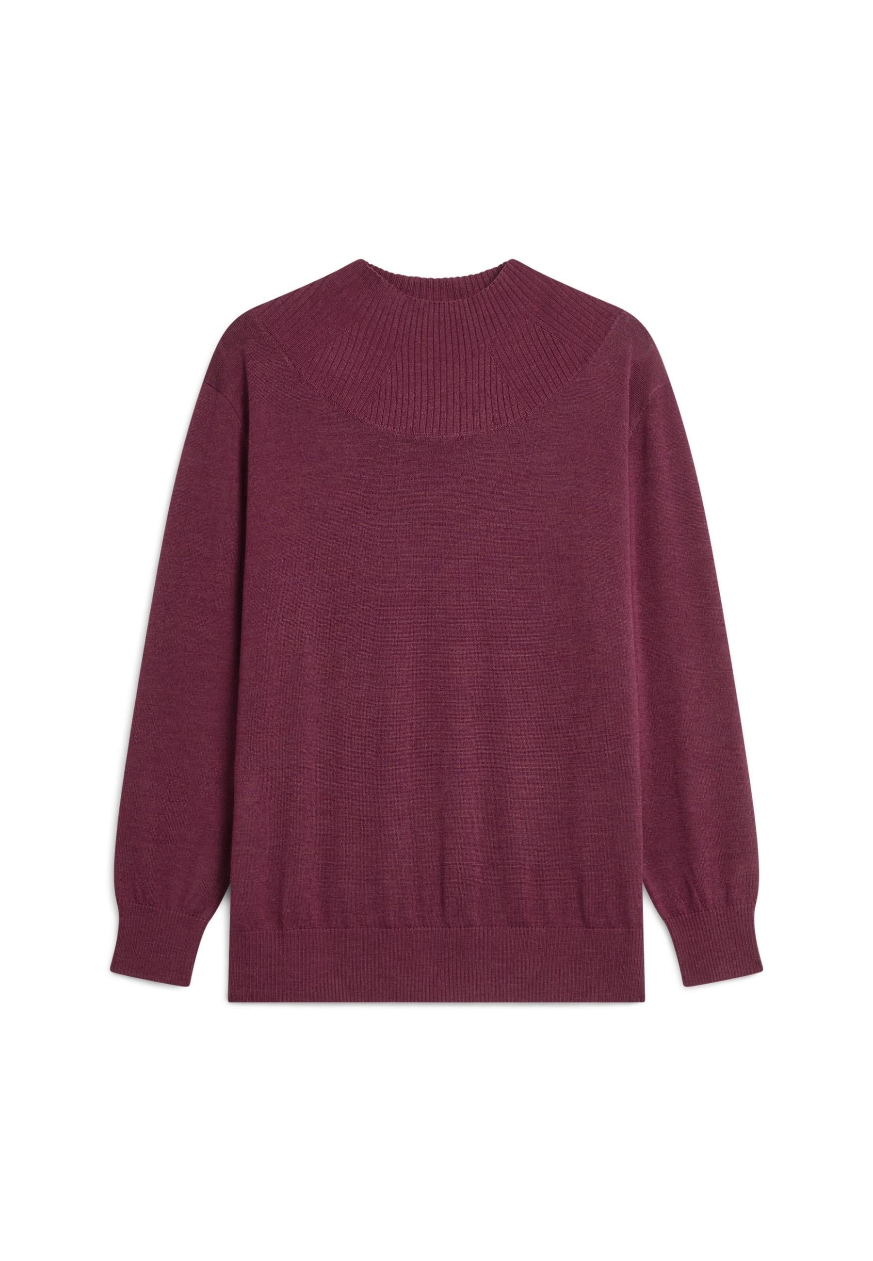 High-neck merino wool sweater RODIER Purple