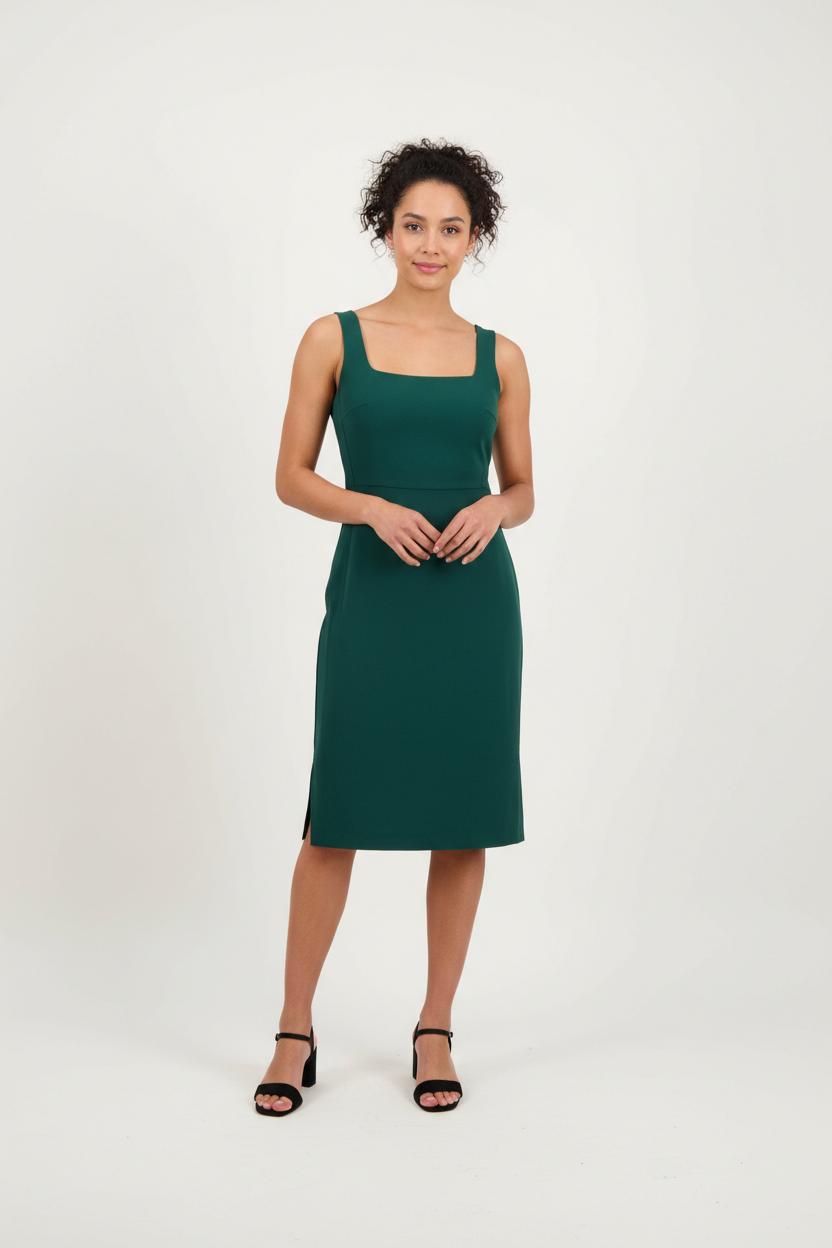 Short & Midi Dress TARA JARMON - Seconde Main Green
